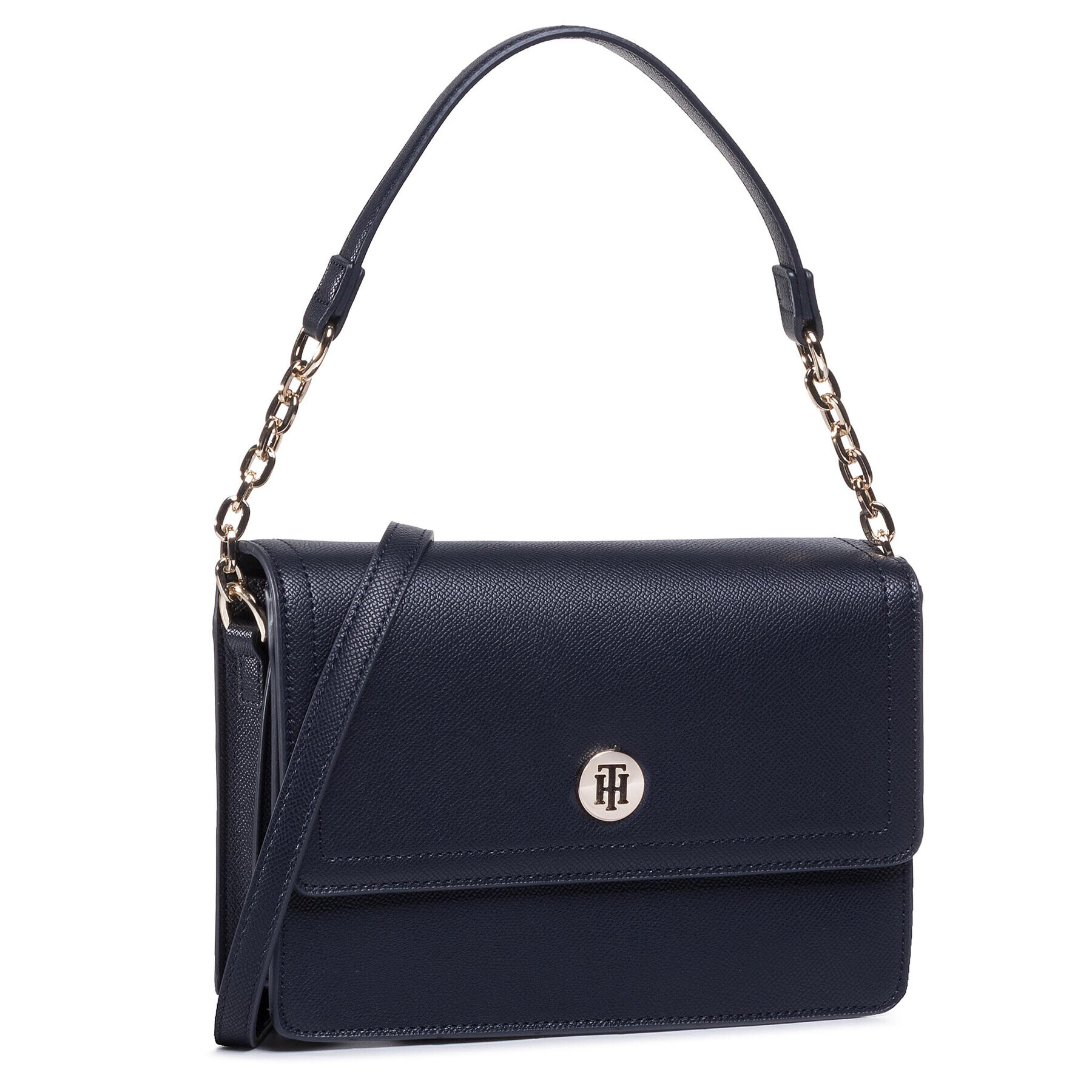 Tommy Hilfiger Geantă Honey Shoulder Bag AW0AW08803 Bleumarin - Pled.ro