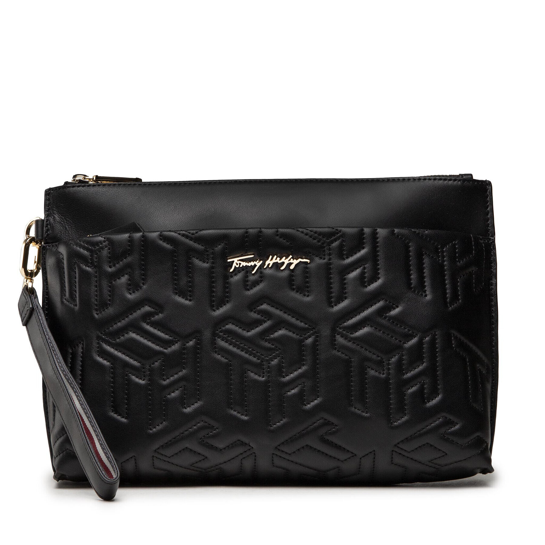 Tommy Hilfiger Geantă Icon Clutch AW0AW11045 Negru - Pled.ro