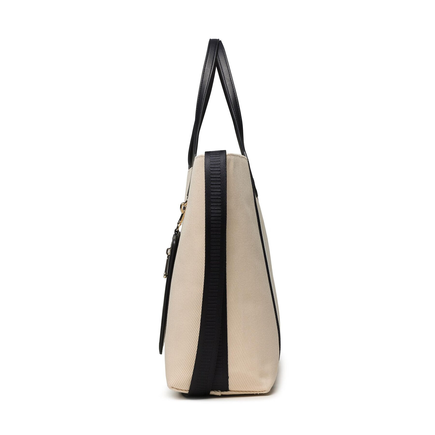 Tommy Hilfiger Geantă Iconic Tommy Tote Corp AW0AW15157 Bej - Pled.ro