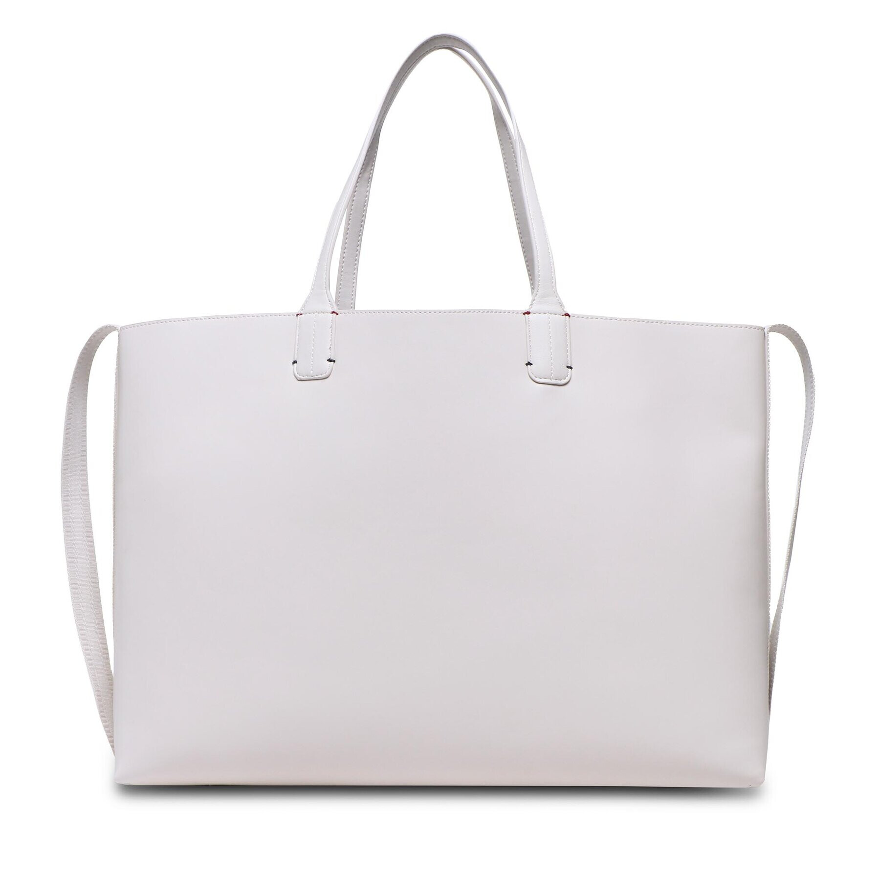 Tommy Hilfiger Geantă Iconic Tommy Tote Solid AW0AW14182 Bej - Pled.ro