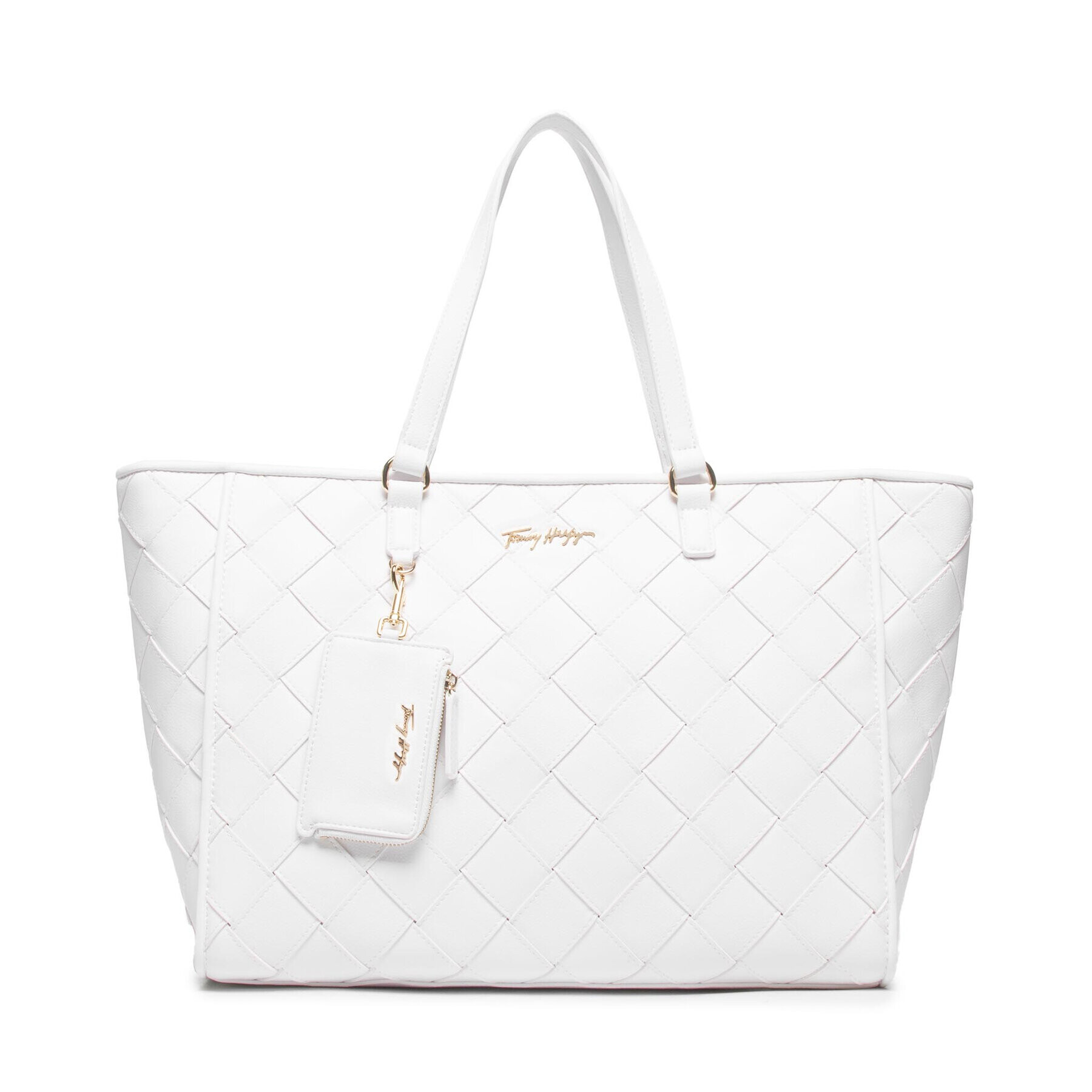 Tommy Hilfiger Geantă Joy Tote Wv AW0AW11758 Alb - Pled.ro