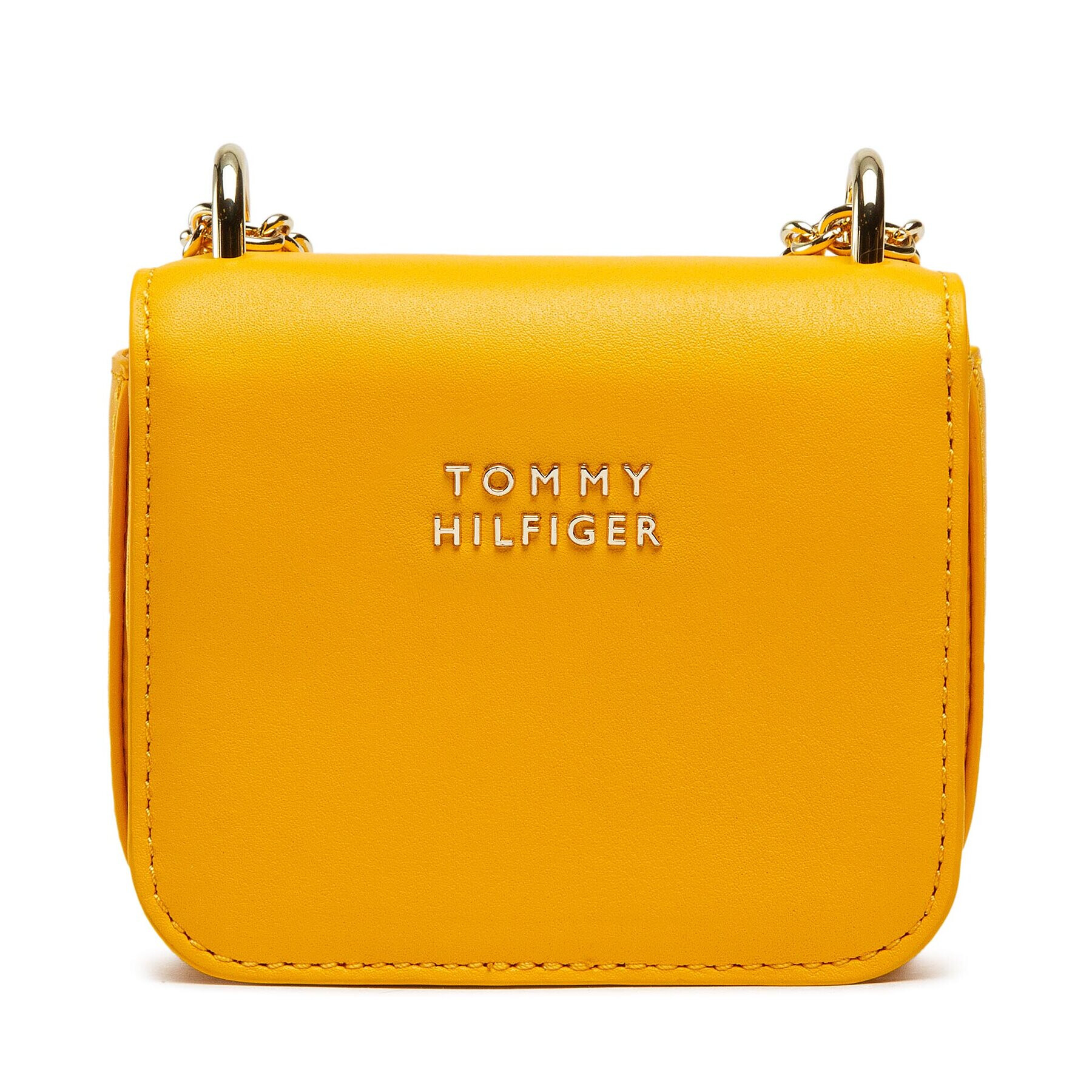 Tommy Hilfiger Geantă Micro Turnlock AW0AW14205 Galben - Pled.ro