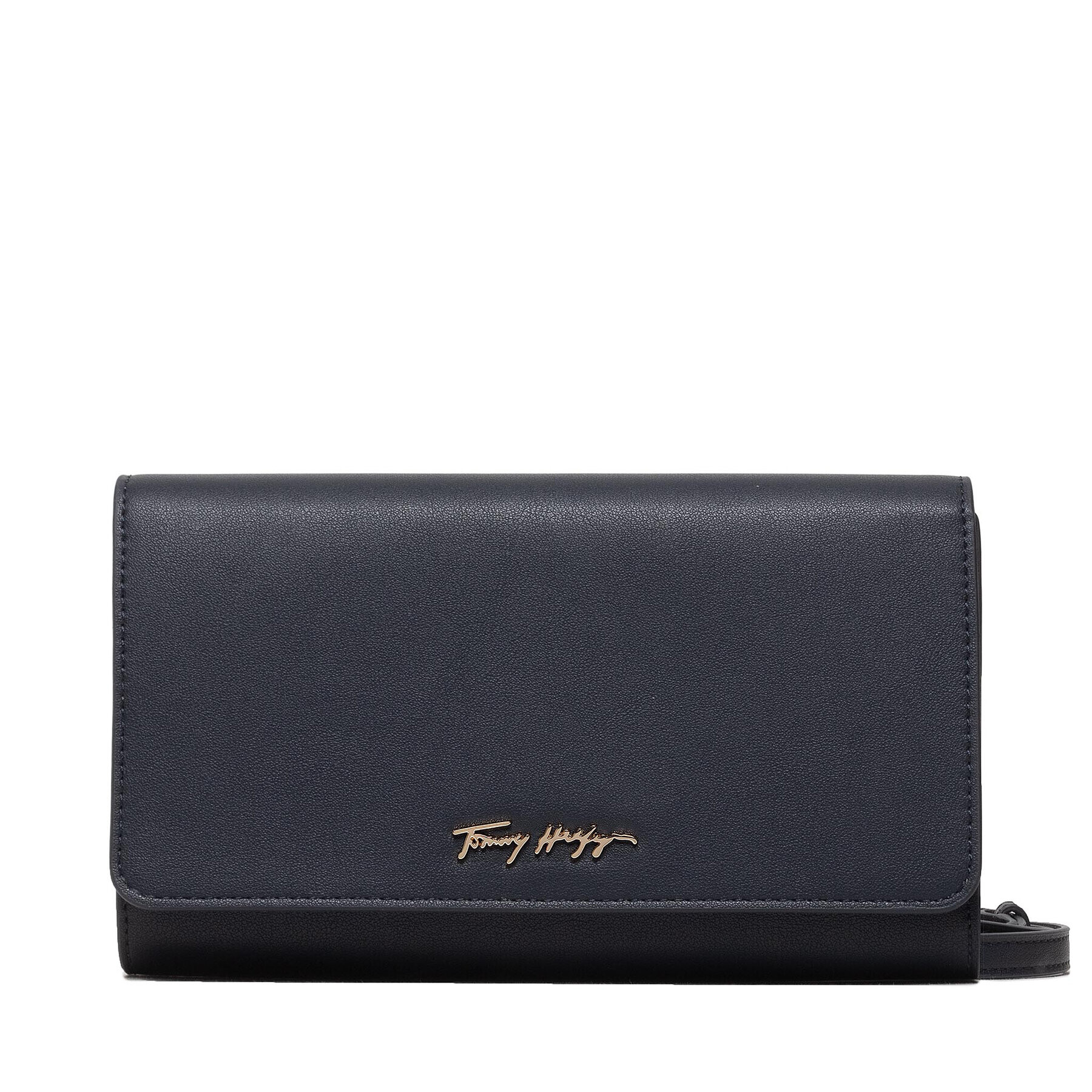 Tommy Hilfiger Geantă New Tommy Phone Wallet AW0AW12023 Bleumarin - Pled.ro