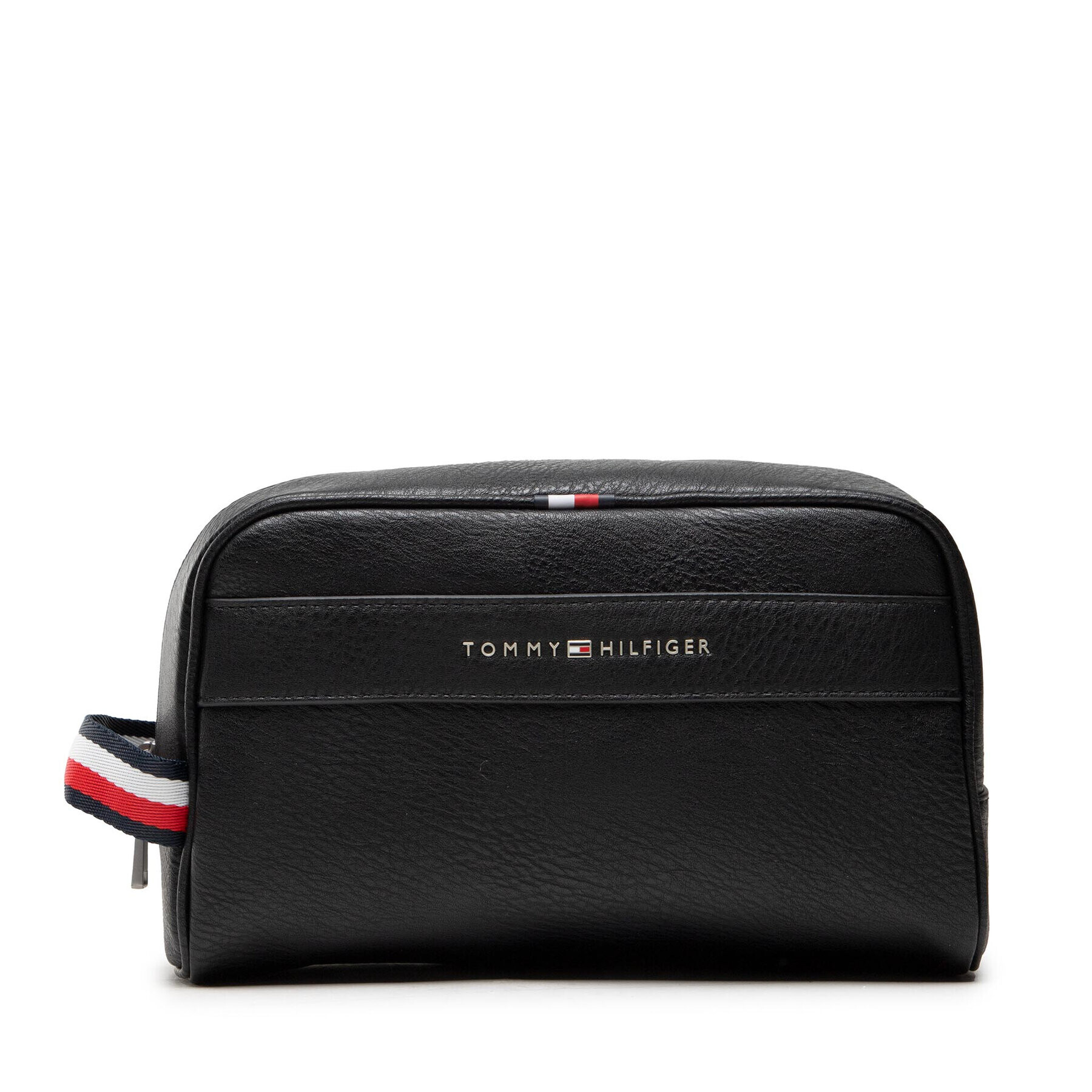 Tommy Hilfiger Geantă pentru cosmetice Casual Pu Washbag AM0AM08634 Negru - Pled.ro