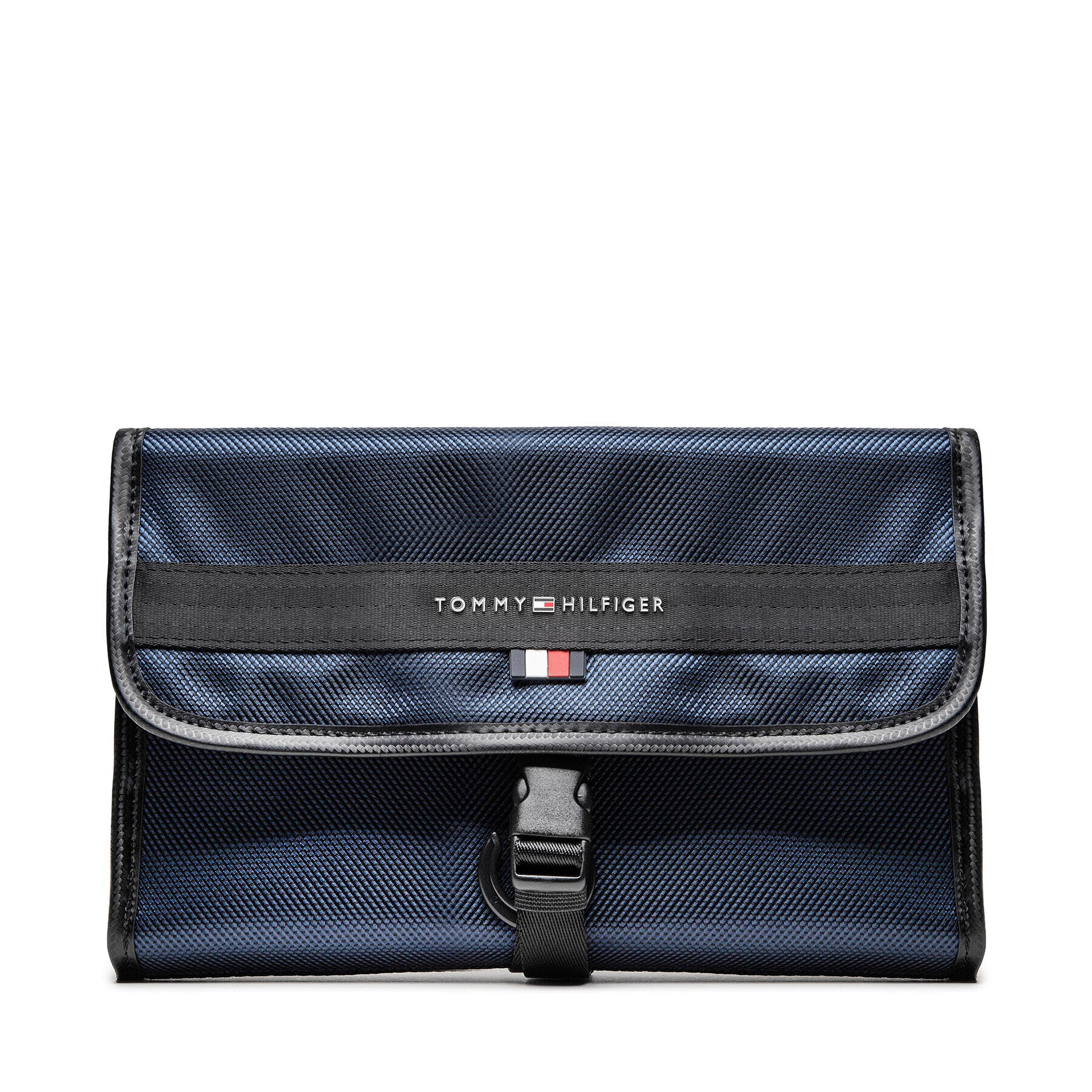 Tommy Hilfiger Geantă pentru cosmetice Elevated Nylon Travel Washbag AM0AM08124 Bleumarin - Pled.ro