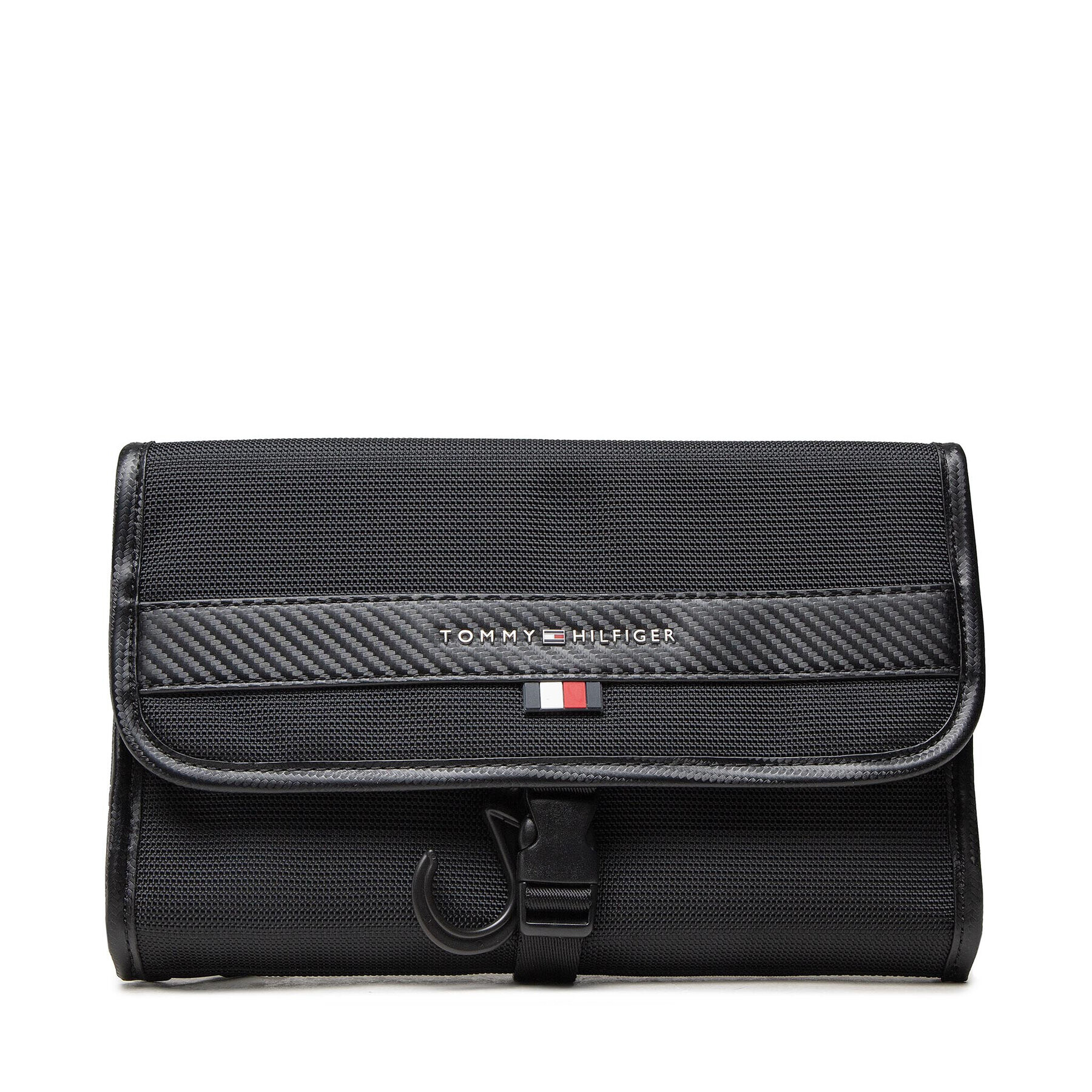 Tommy Hilfiger Geantă pentru cosmetice Elevated Travel Washbag AM0AM07824 Negru - Pled.ro