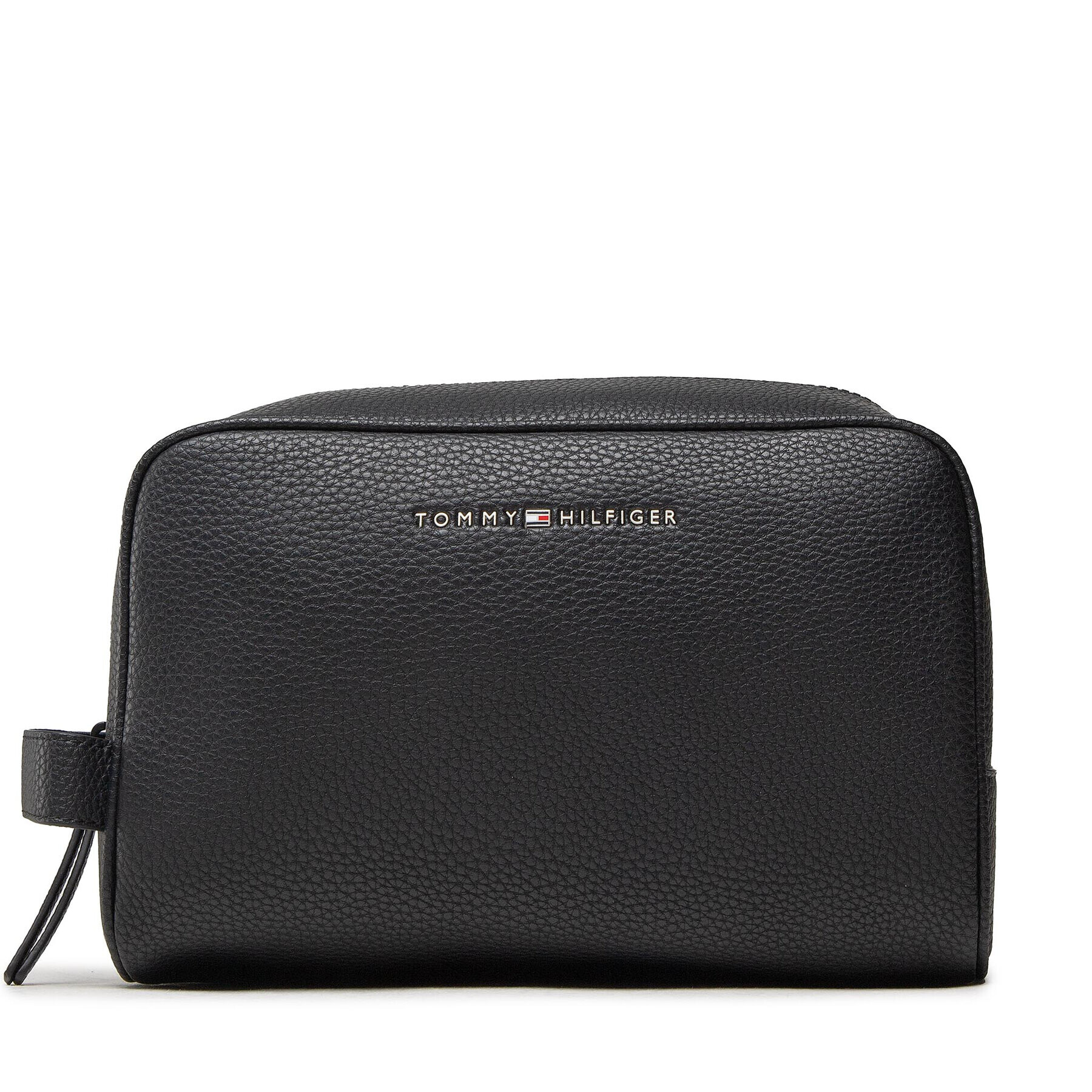 Tommy Hilfiger Geantă pentru cosmetice Essential Pu Washbag AM0AM07826 Negru - Pled.ro