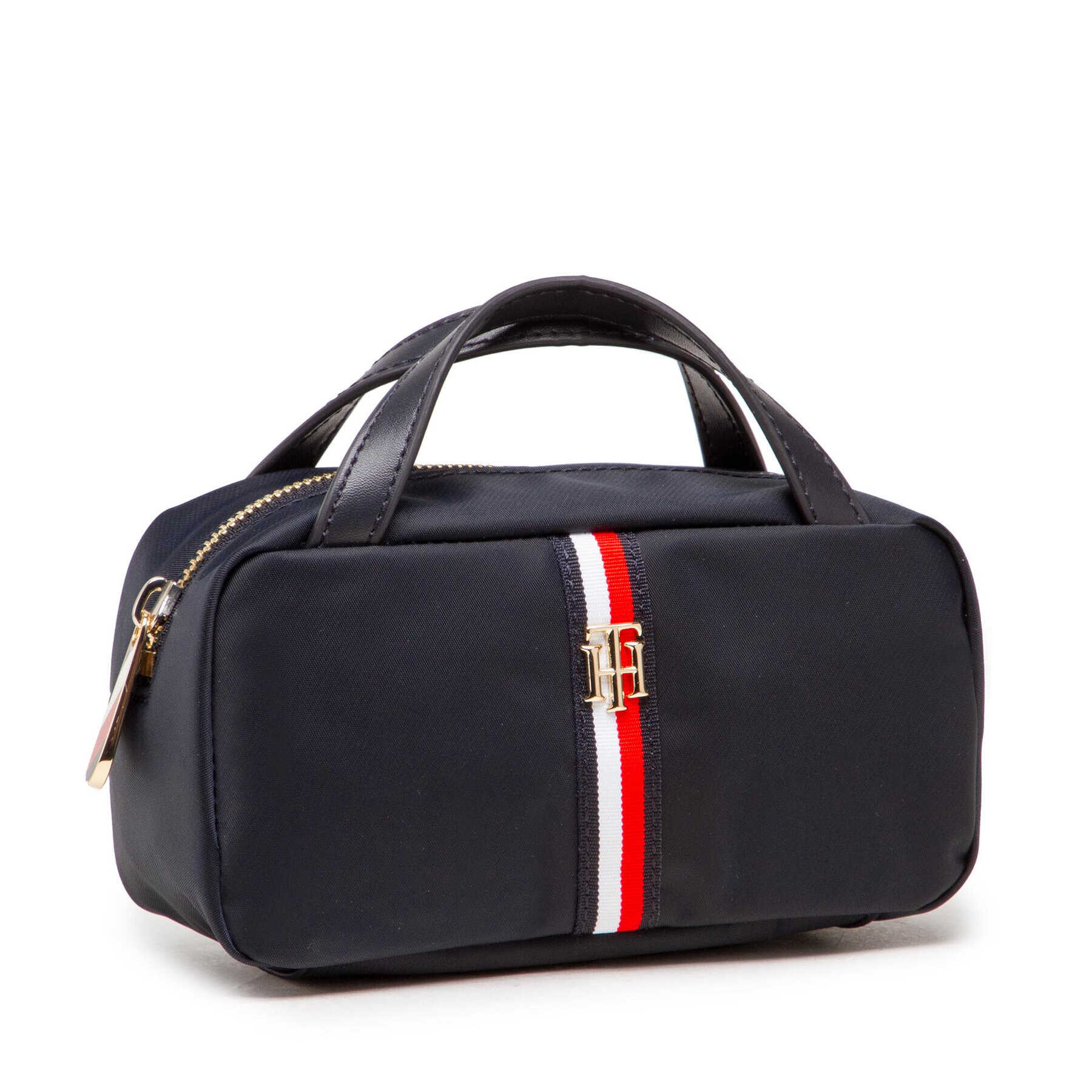 Tommy Hilfiger Geantă pentru cosmetice Poppy Make Up Case Corp AW0AW11613 Bleumarin - Pled.ro