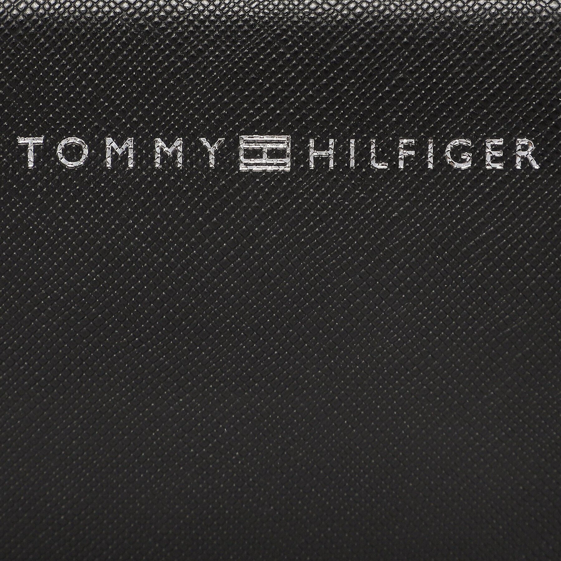 Tommy Hilfiger Geantă pentru cosmetice Th Business Leather Washbag AM0AM10985 Negru - Pled.ro