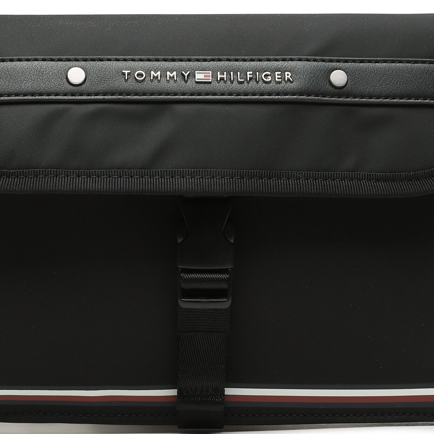 Tommy Hilfiger Geantă pentru cosmetice Th Central Repreve Washbag AM0AM11276 Negru - Pled.ro