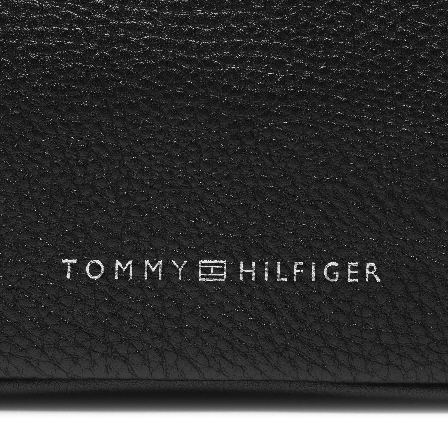 Tommy Hilfiger Geantă pentru cosmetice Th Central Washbag Pu AM0AM11852 Negru - Pled.ro