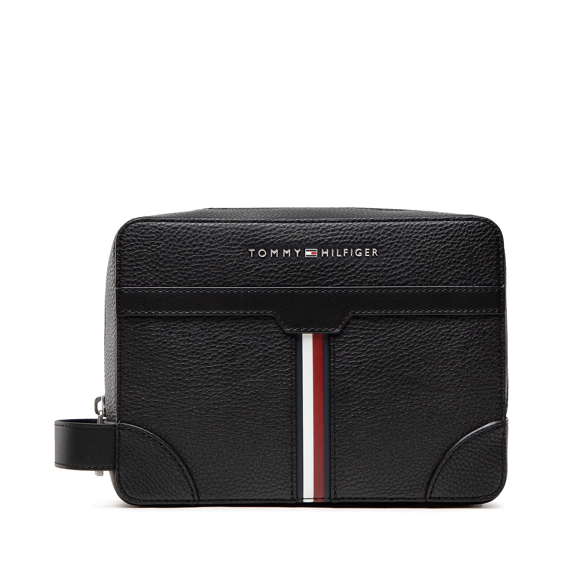 Tommy Hilfiger Geantă pentru cosmetice Th Downtown Washbag AM0AM08591 Negru - Pled.ro