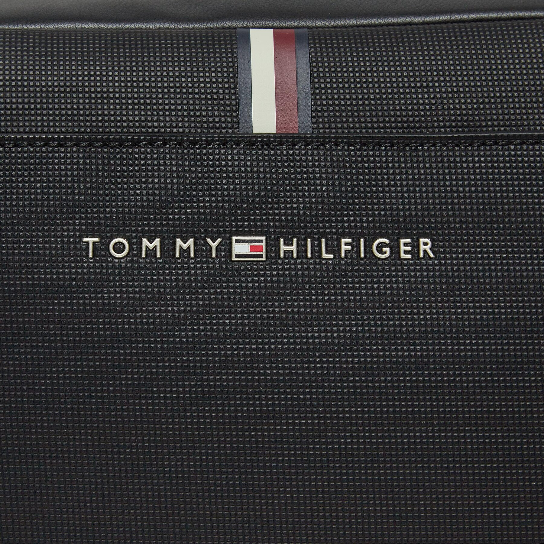 Tommy Hilfiger Geantă pentru cosmetice Th Essential Pique Washbag AM0AM11609 Negru - Pled.ro