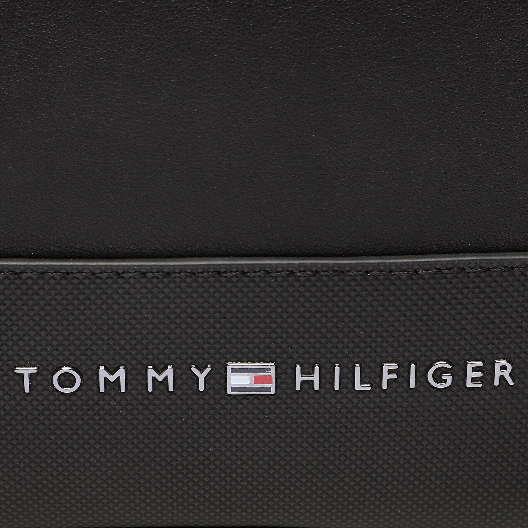 Tommy Hilfiger Geantă pentru cosmetice Th Essential Pu Washbag AM0AM10921 Negru - Pled.ro