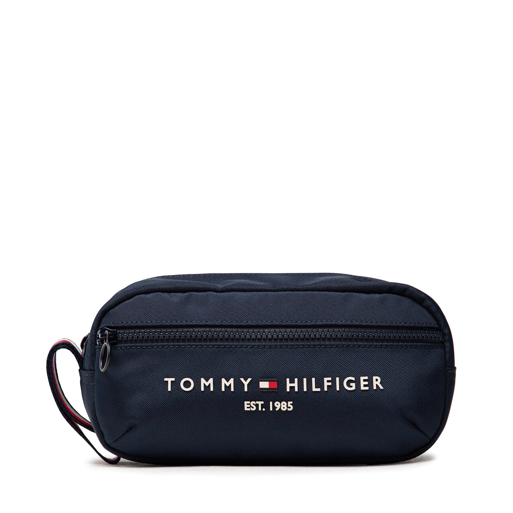 Tommy Hilfiger Geantă pentru cosmetice Th Established Washbag AM0AM07845 Bleumarin - Pled.ro