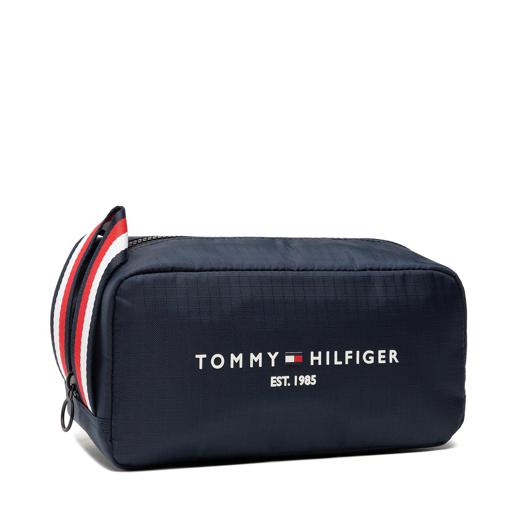 Tommy Hilfiger Geantă pentru cosmetice Th Established Washbag AM0AM08123 Bleumarin - Pled.ro