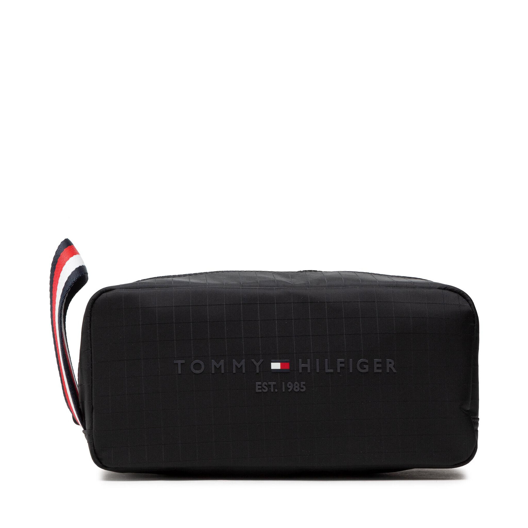 Tommy Hilfiger Geantă pentru cosmetice Th Established Washbag AM0AM08585 Negru - Pled.ro