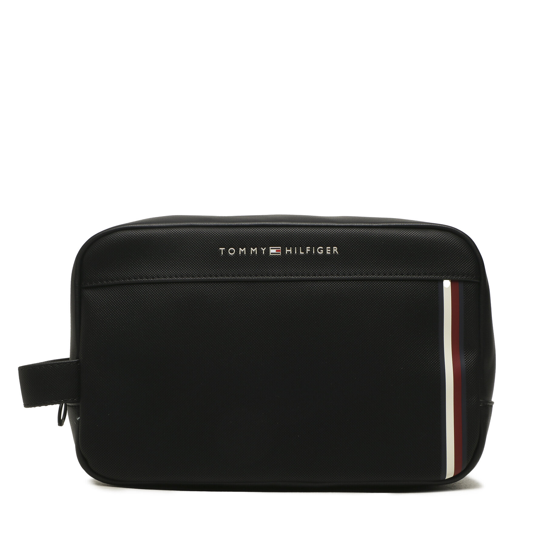 Tommy Hilfiger Geantă pentru cosmetice Th Pique Washbag AM0AM11282 Negru - Pled.ro