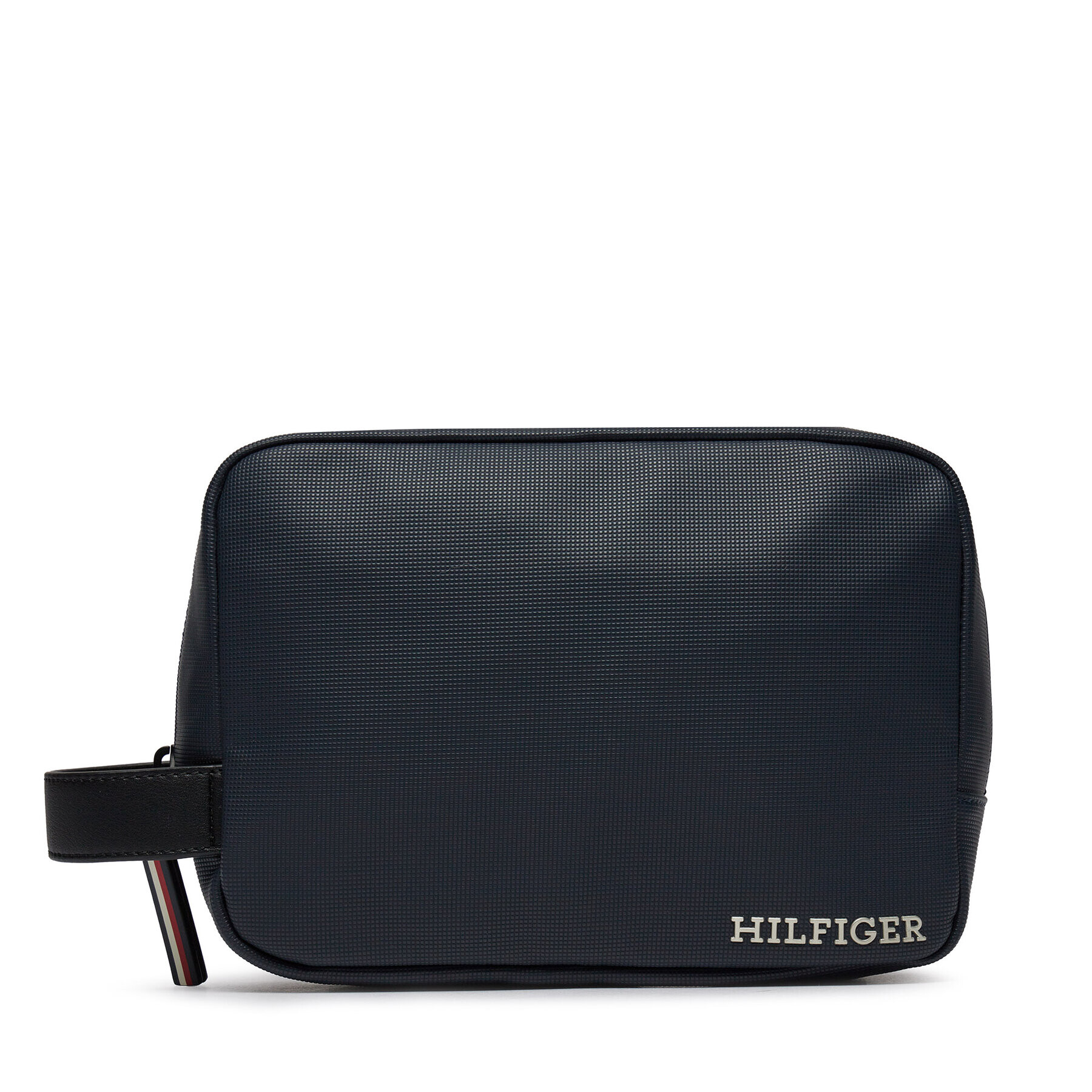 Tommy Hilfiger Geantă pentru cosmetice Th Pique Washbag AM0AM11839 Bleumarin - Pled.ro