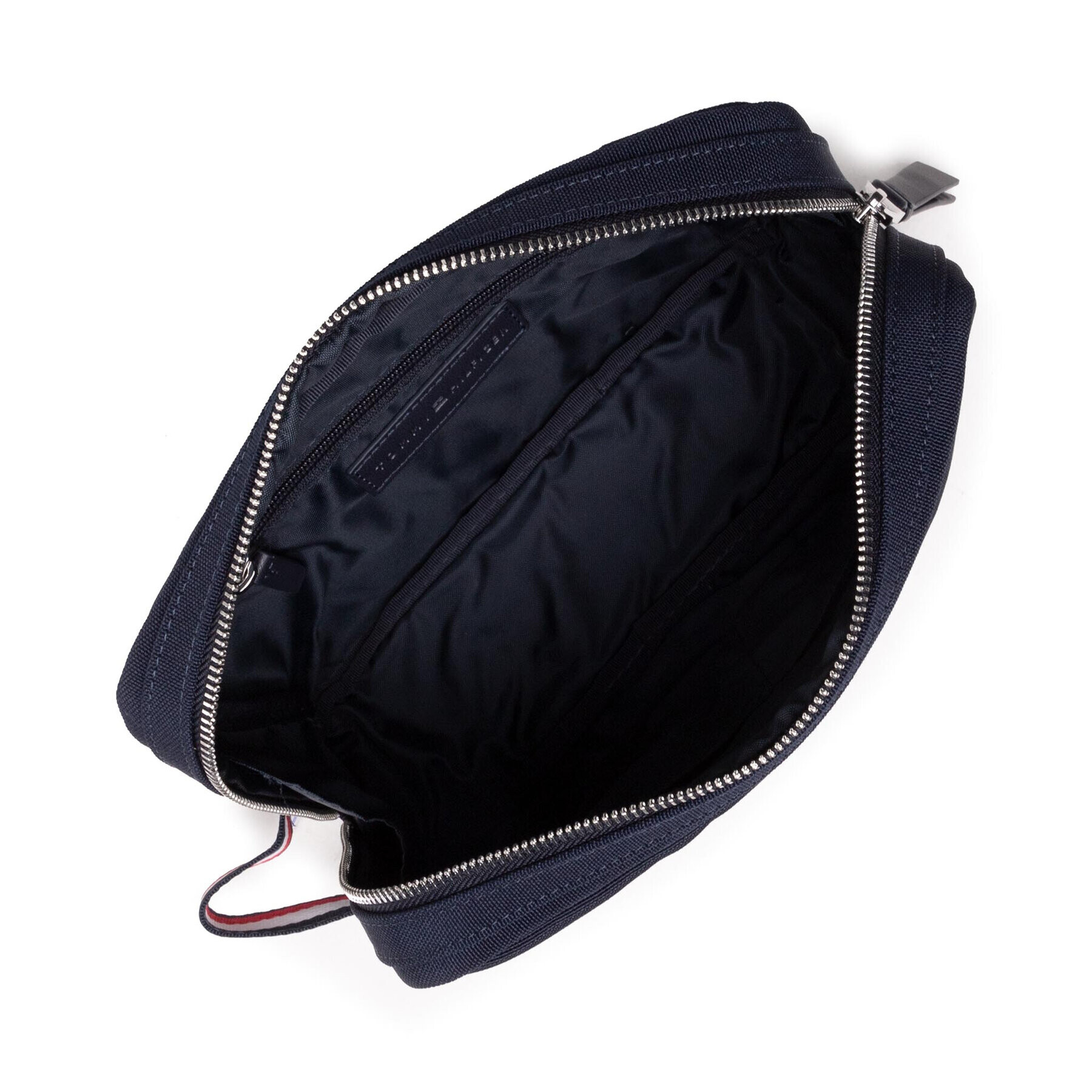 Tommy Hilfiger Geantă pentru cosmetice Th Signature Washbag AM0AM07835 Bleumarin - Pled.ro