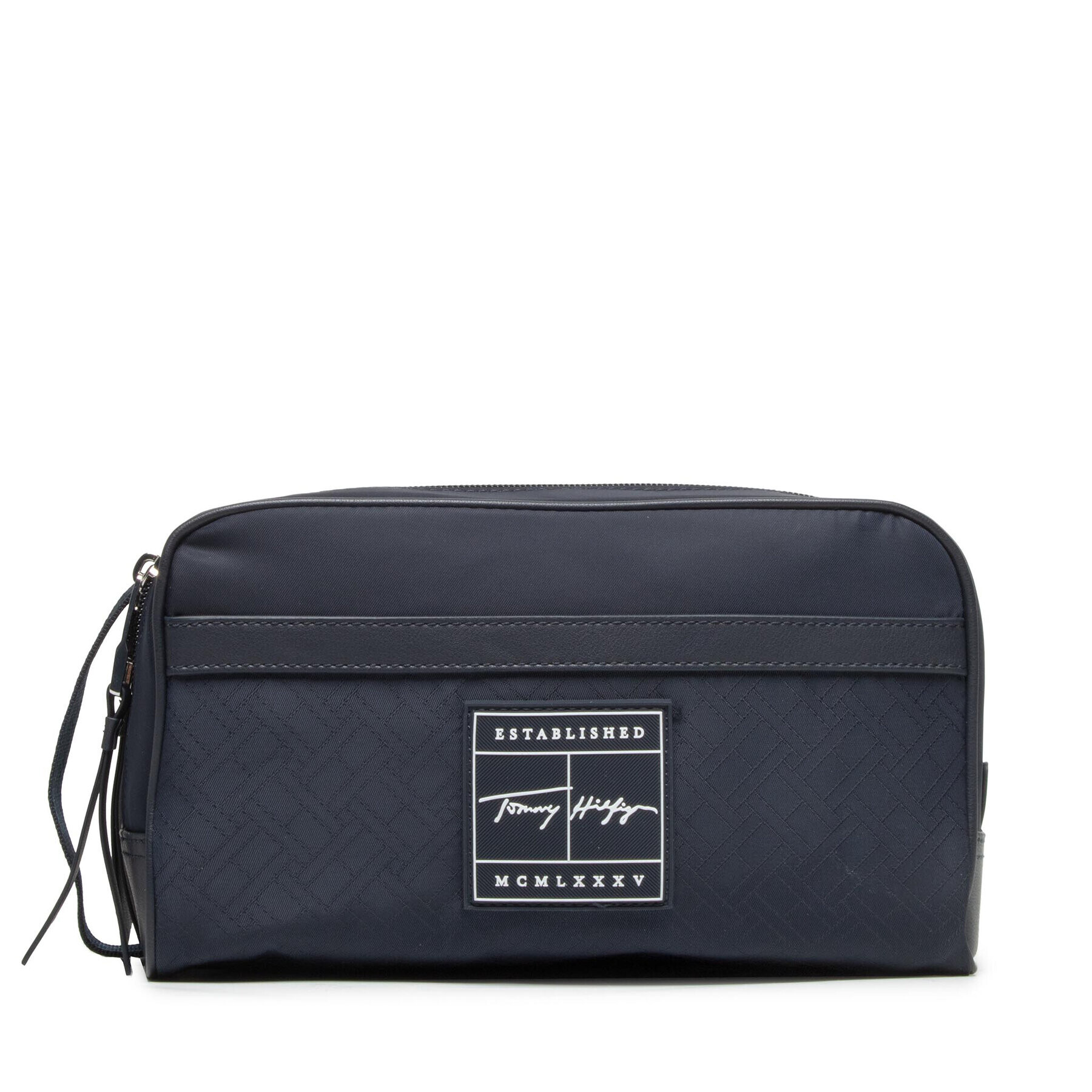 Tommy Hilfiger Geantă pentru cosmetice Th Signature Washbag AM0AM08601 Bleumarin - Pled.ro