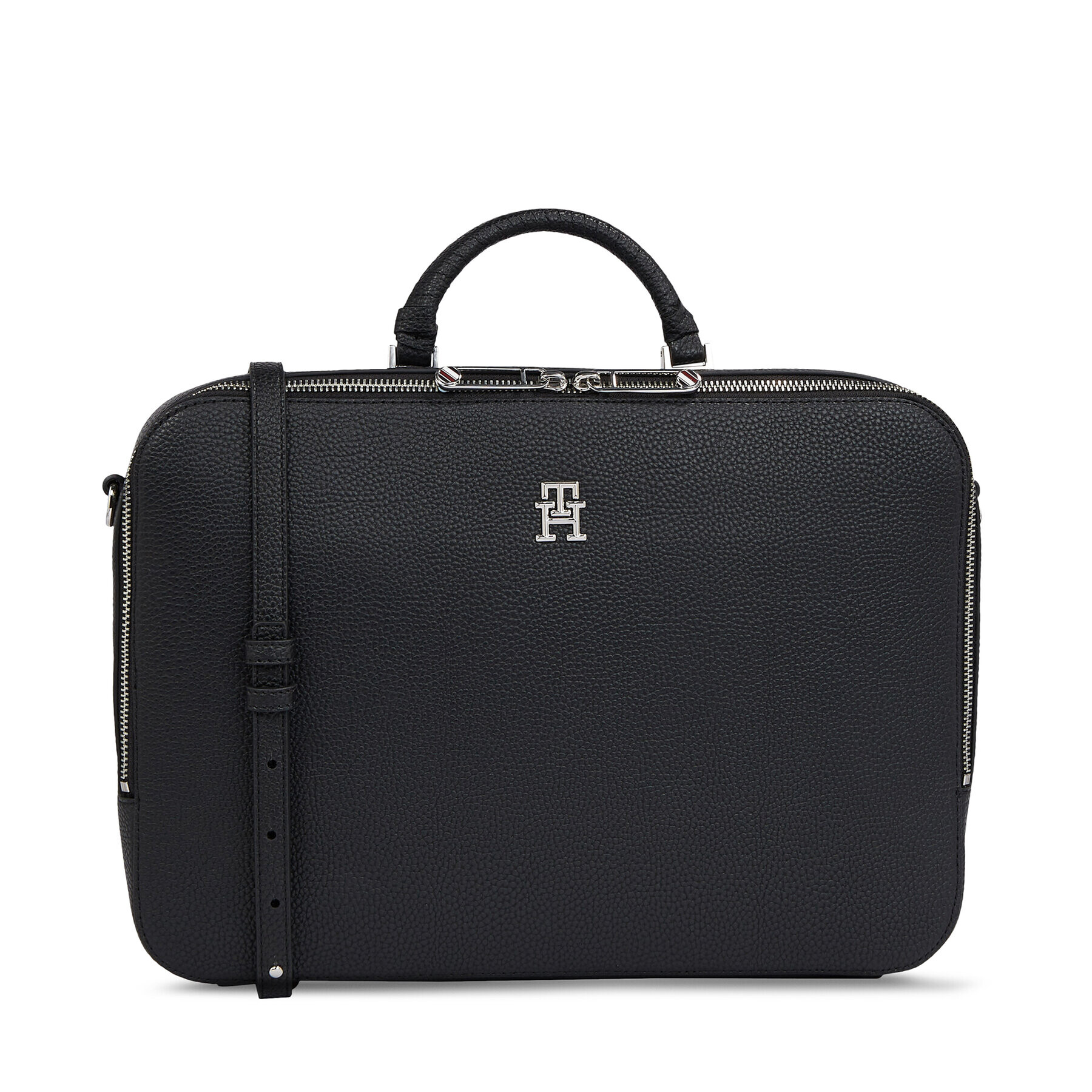 Tommy Hilfiger Geantă pentru laptop Emblem AW0AW14869 Negru - Pled.ro