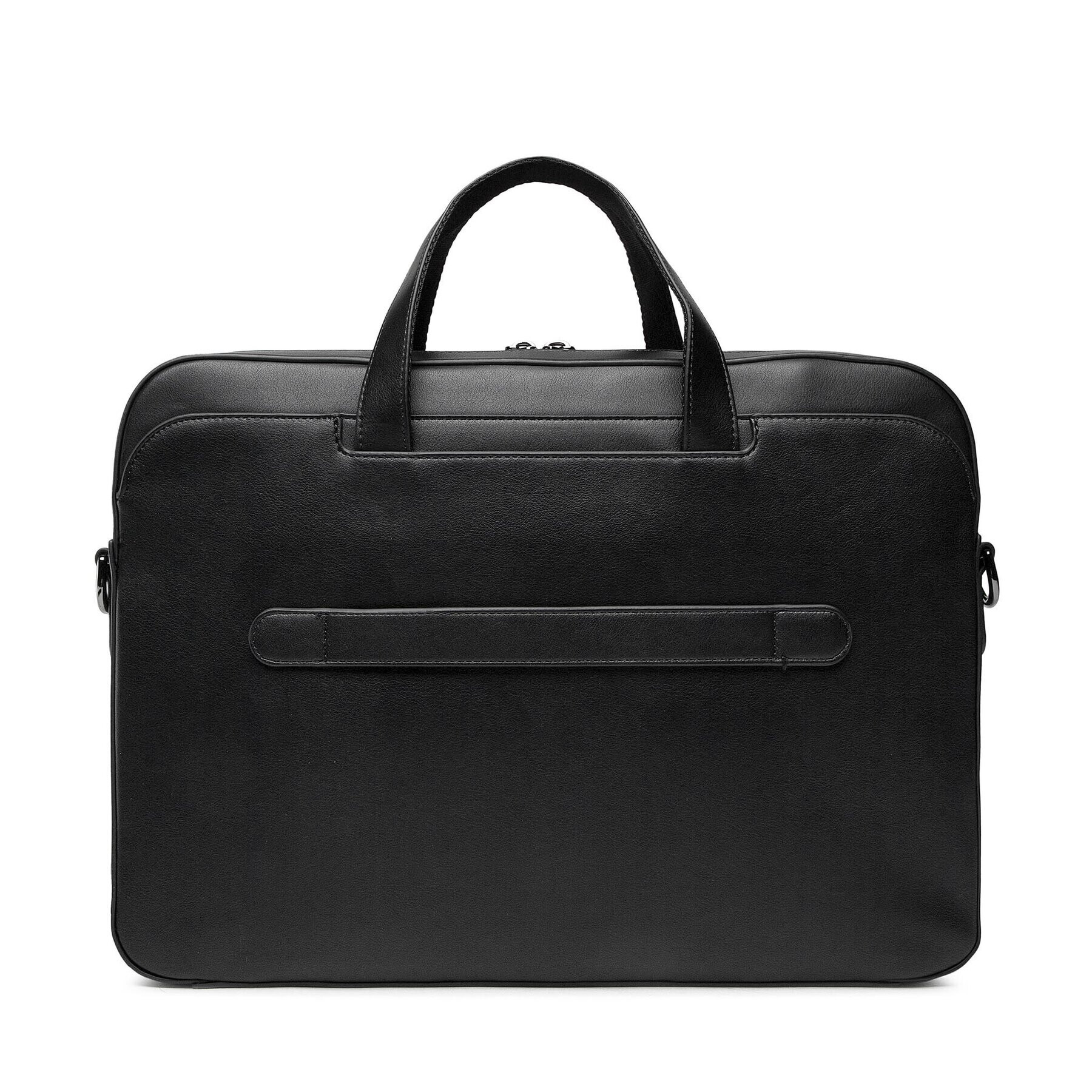 Tommy Hilfiger Geantă pentru laptop Midtown Pu Computer Bag AM0AM09545 Negru - Pled.ro