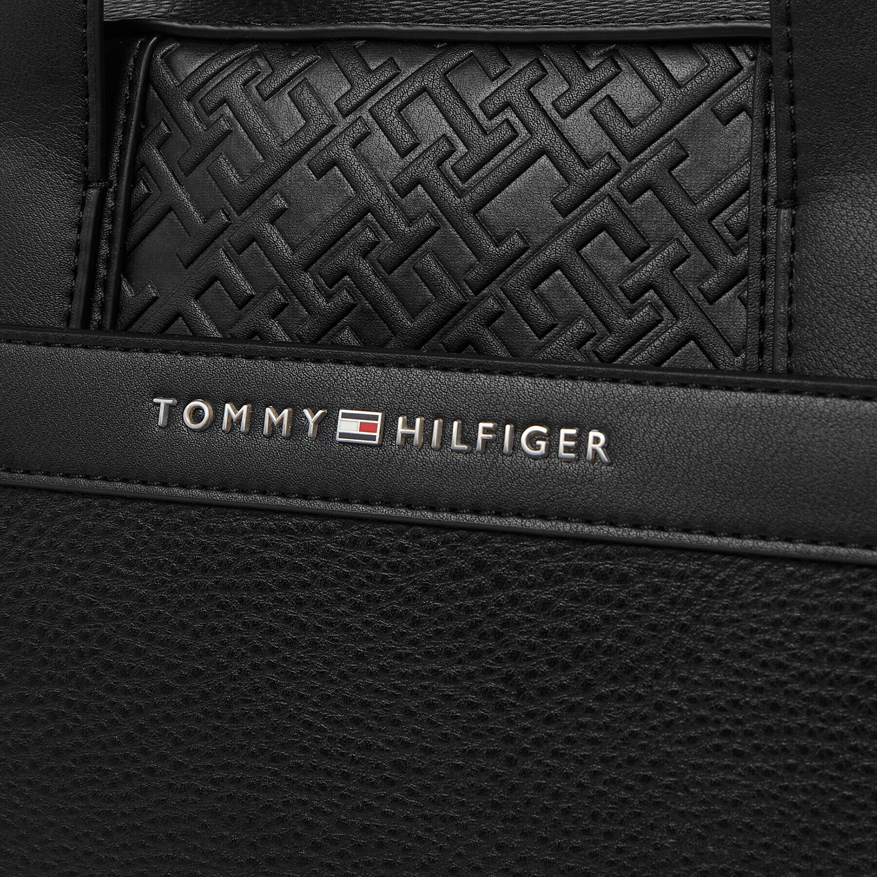 Tommy Hilfiger Geantă pentru laptop Th Central Slim Computer Bag AM0AM11307 Negru - Pled.ro