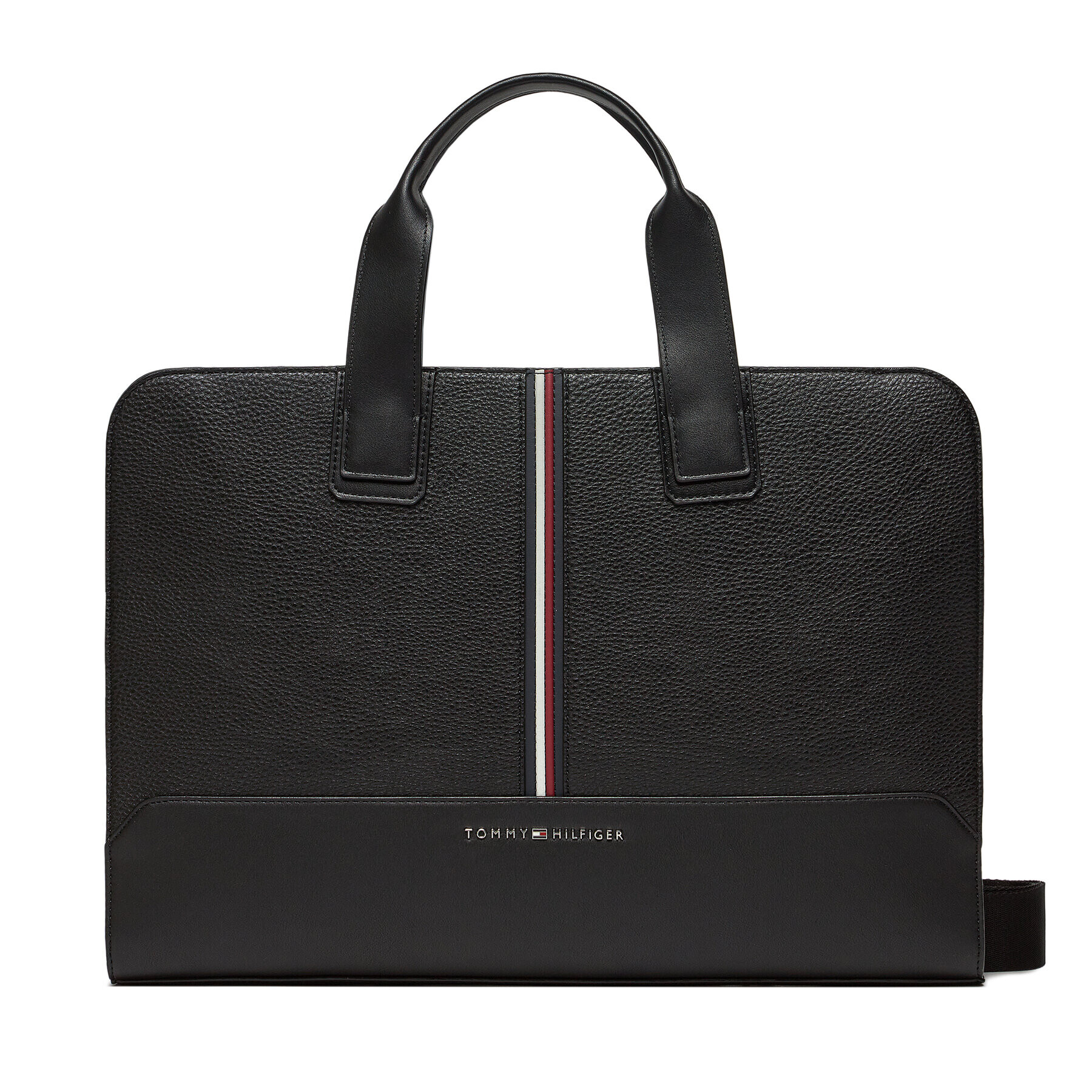 Tommy Hilfiger Geantă pentru laptop Th Central Slim Computer Bag AM0AM11781 Negru - Pled.ro