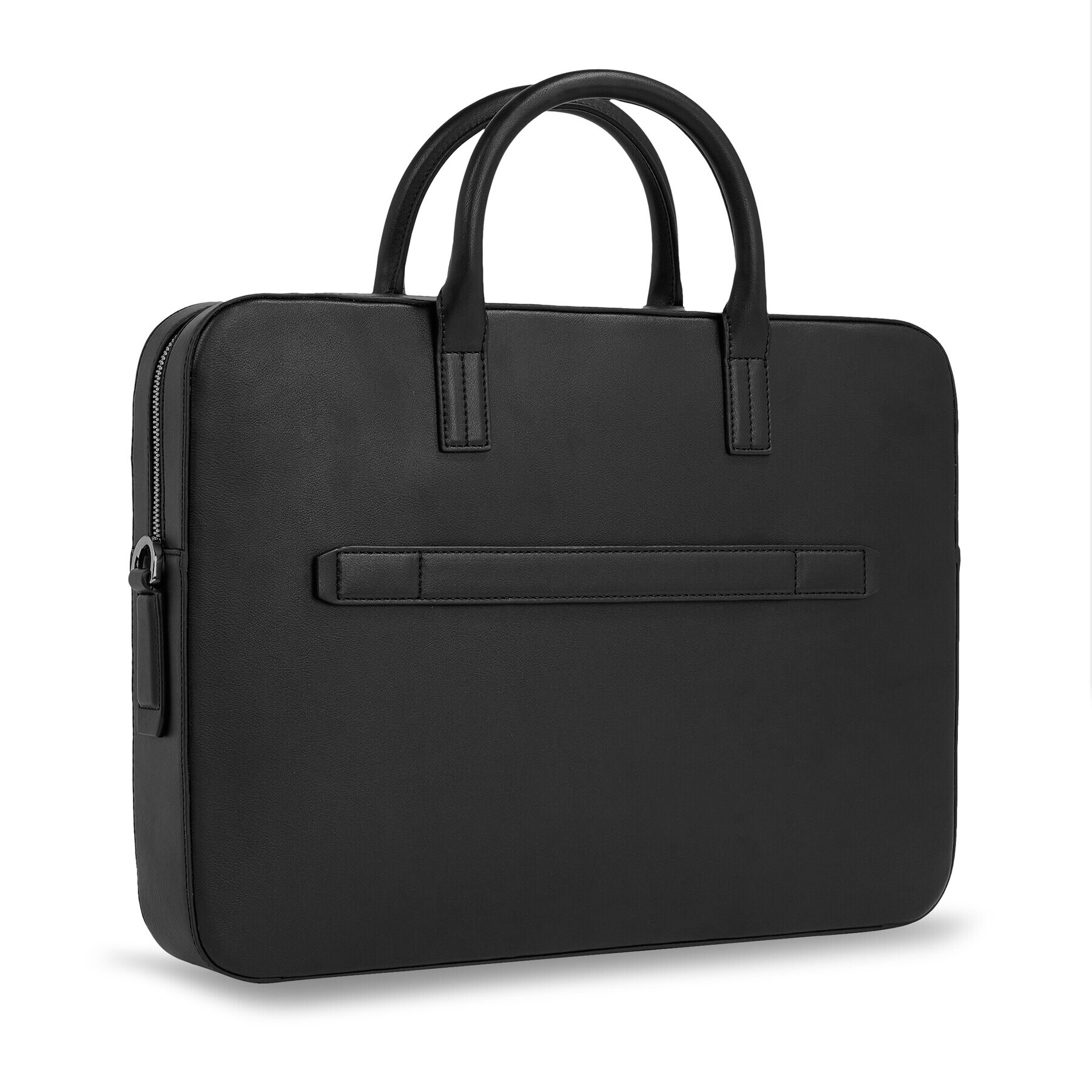 Tommy Hilfiger Geantă pentru laptop Th Monogram Pu Computer Bag AM0AM11525 Negru - Pled.ro