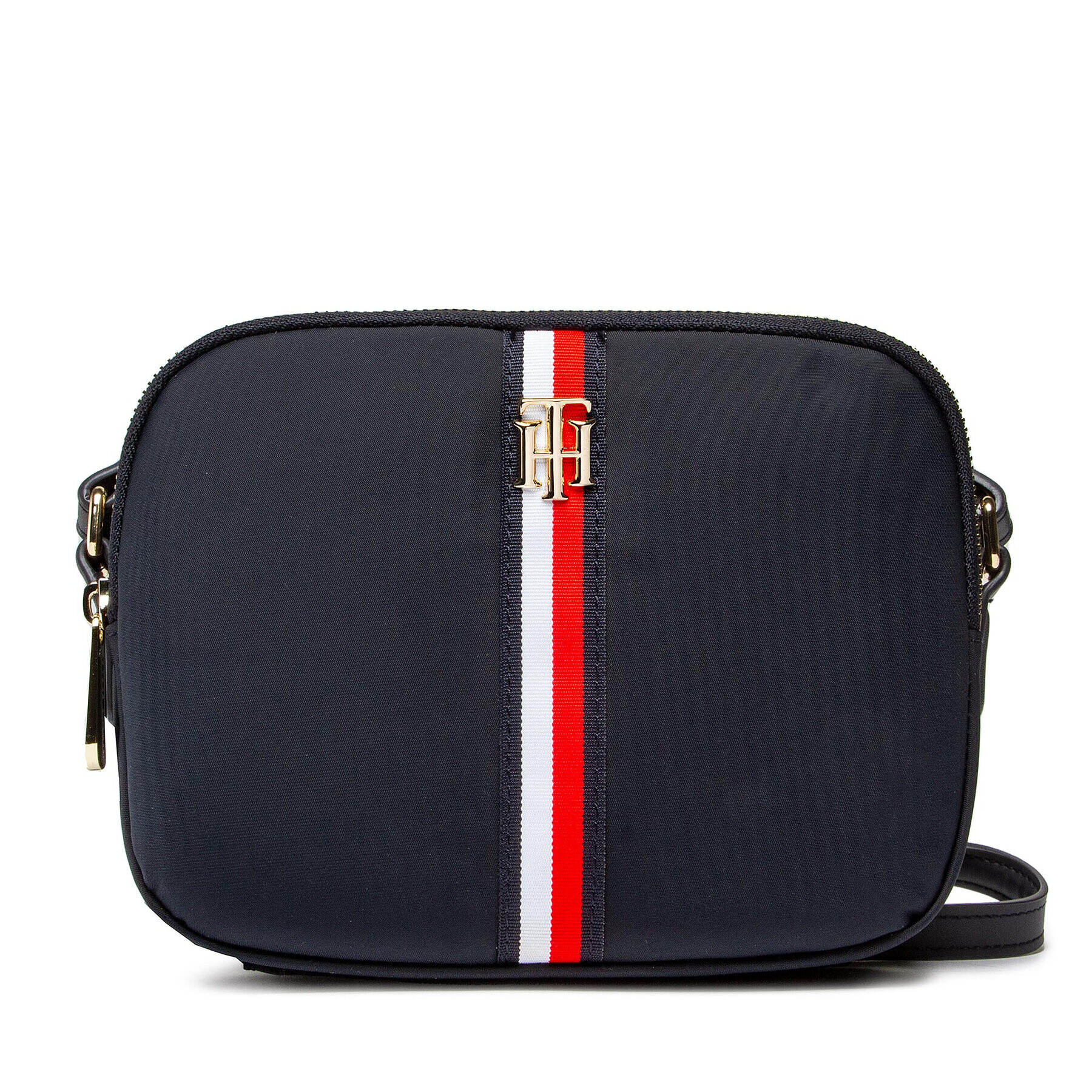 Tommy Hilfiger Geantă Poppy Crossover Corp AW0AW11334 Bleumarin - Pled.ro