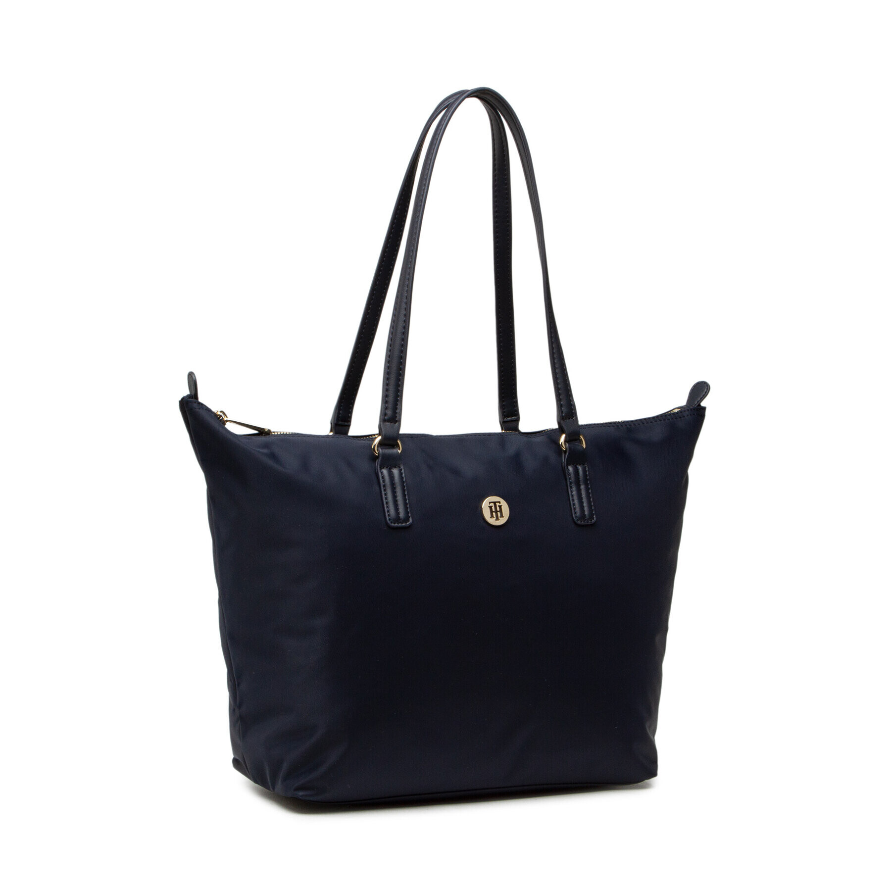 Tommy Hilfiger Geantă Poppy St Tote AW0AW10261 Bleumarin - Pled.ro