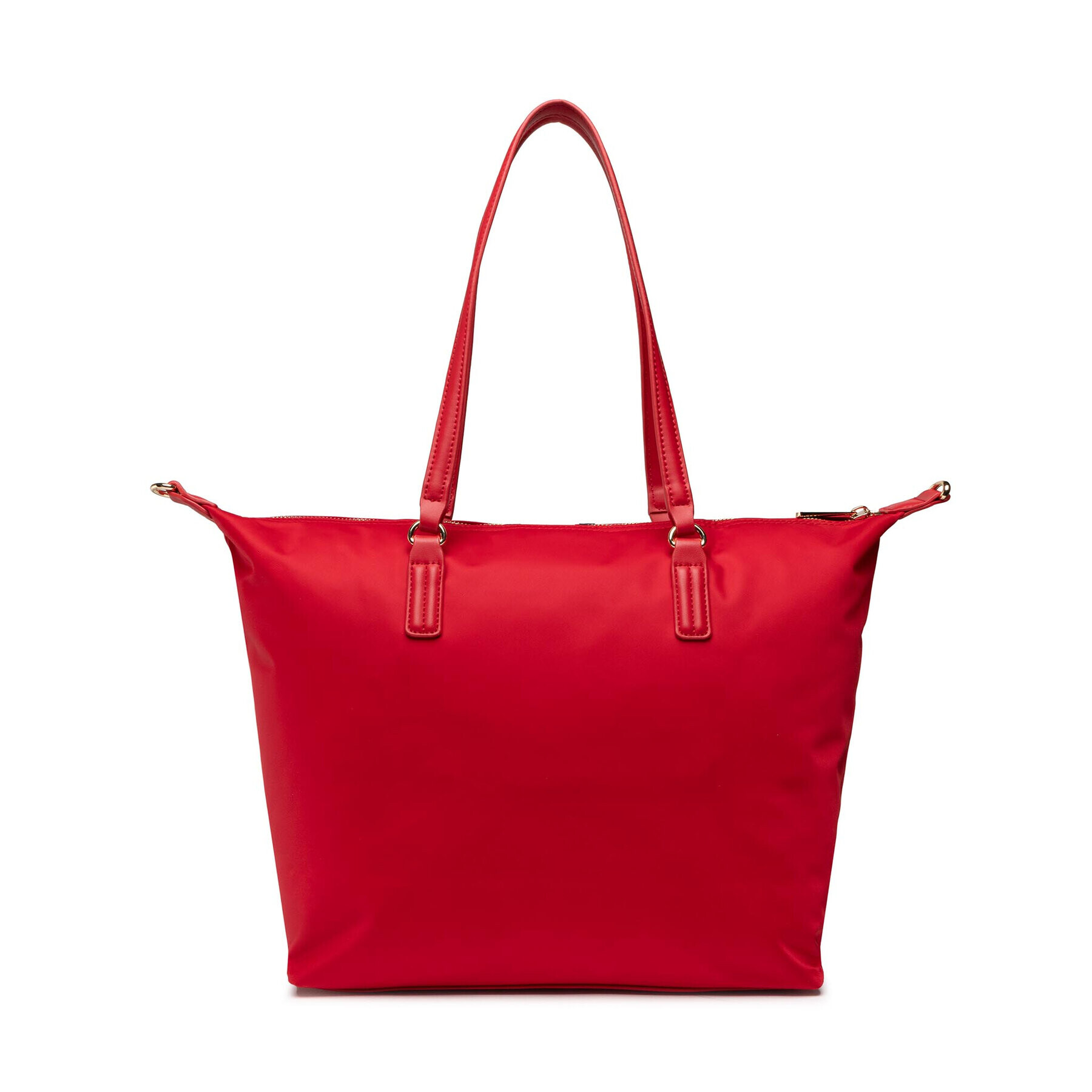 Tommy Hilfiger Geantă Poppy Tote Corp AW0AW13176 Roșu - Pled.ro