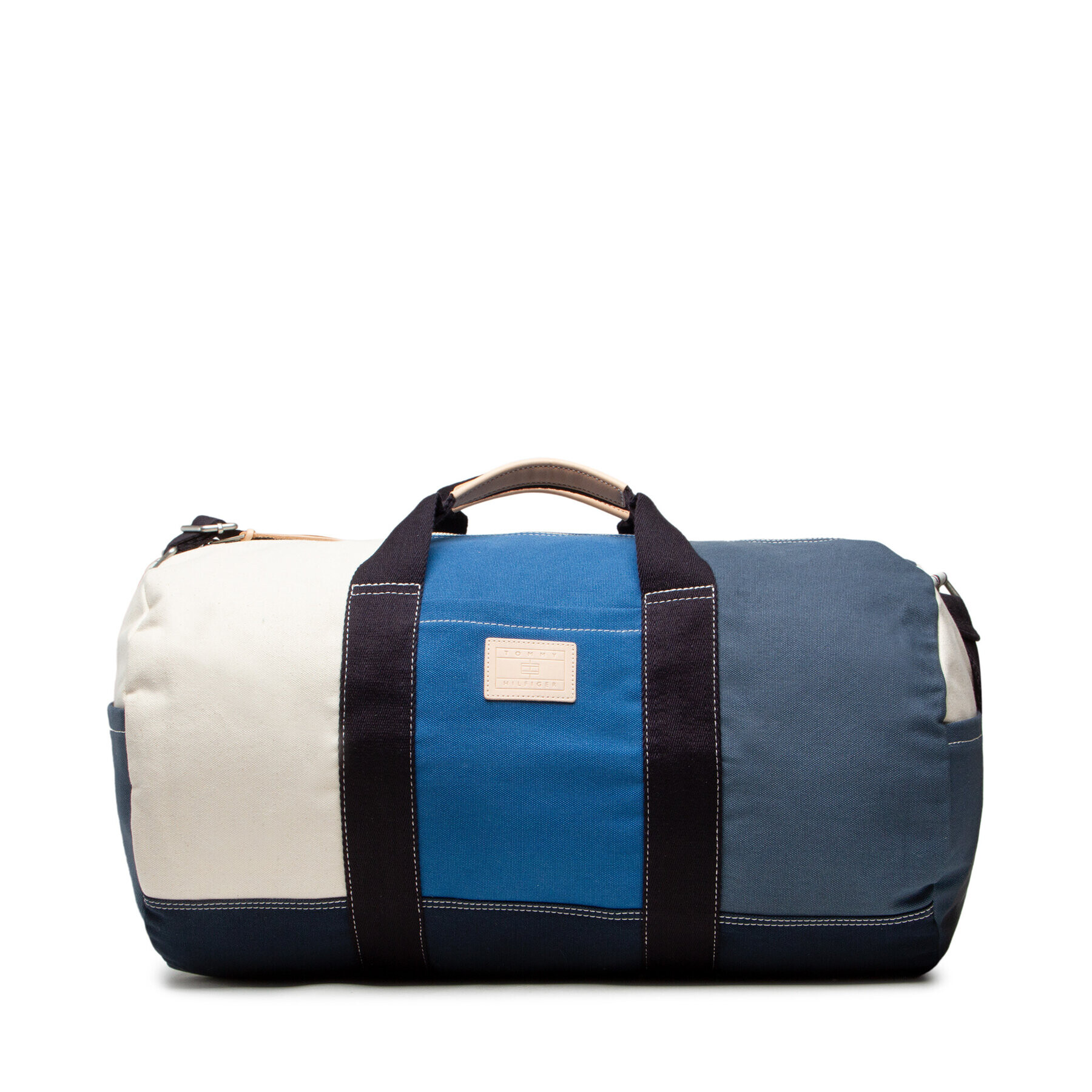 Tommy Hilfiger Geantă Sustainable Canvas Large Duffle AM0AM08467 Albastru - Pled.ro