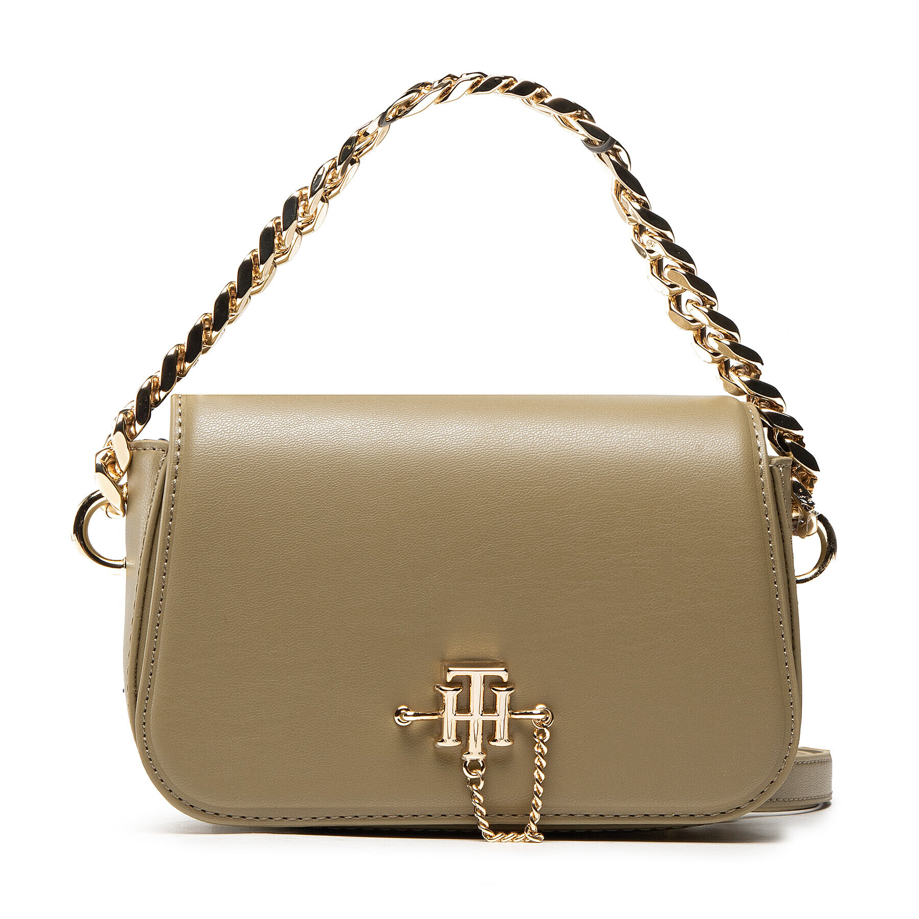 Tommy Hilfiger Geantă Th Cain Mini Crossover AW0AW11342 Verde - Pled.ro