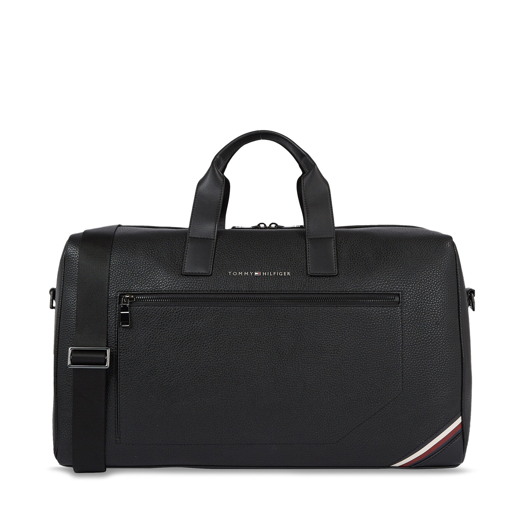 Tommy Hilfiger Geantă Th Central Duffle AM0AM11582 Negru - Pled.ro