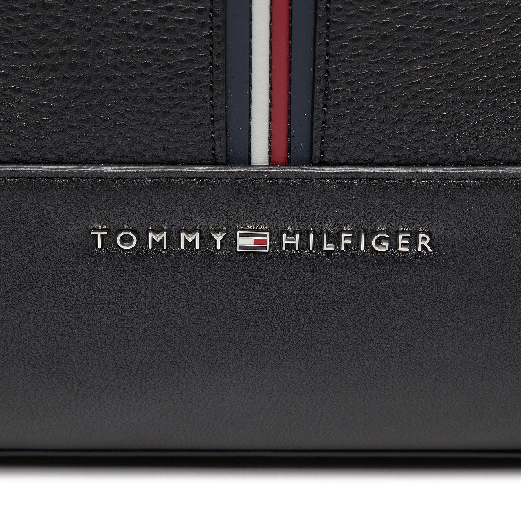 Tommy Hilfiger Geantă Th Central Duffle AM0AM11821 Negru - Pled.ro