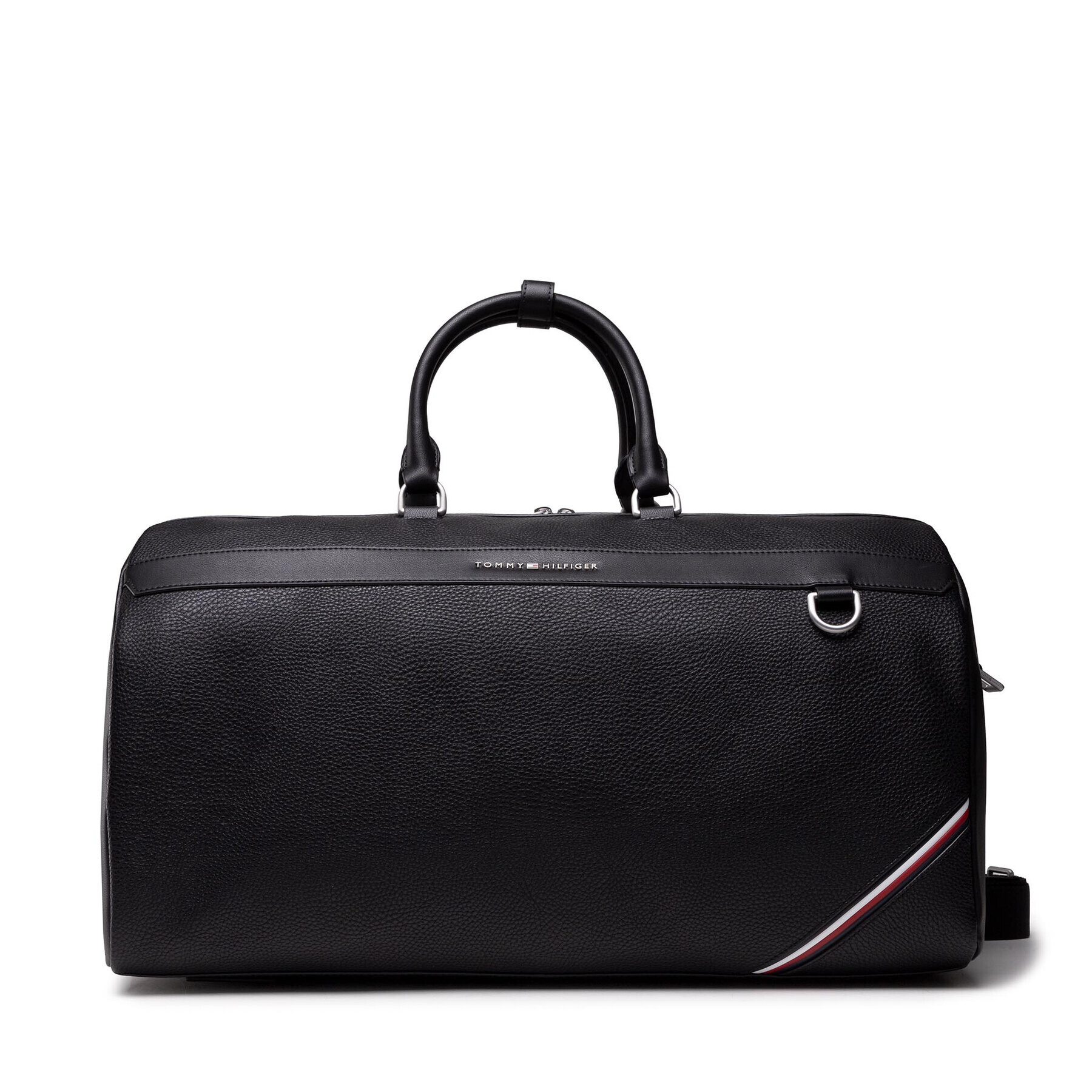 Tommy Hilfiger Geantă Th Downtown Duffle AM0AM07996 Negru - Pled.ro