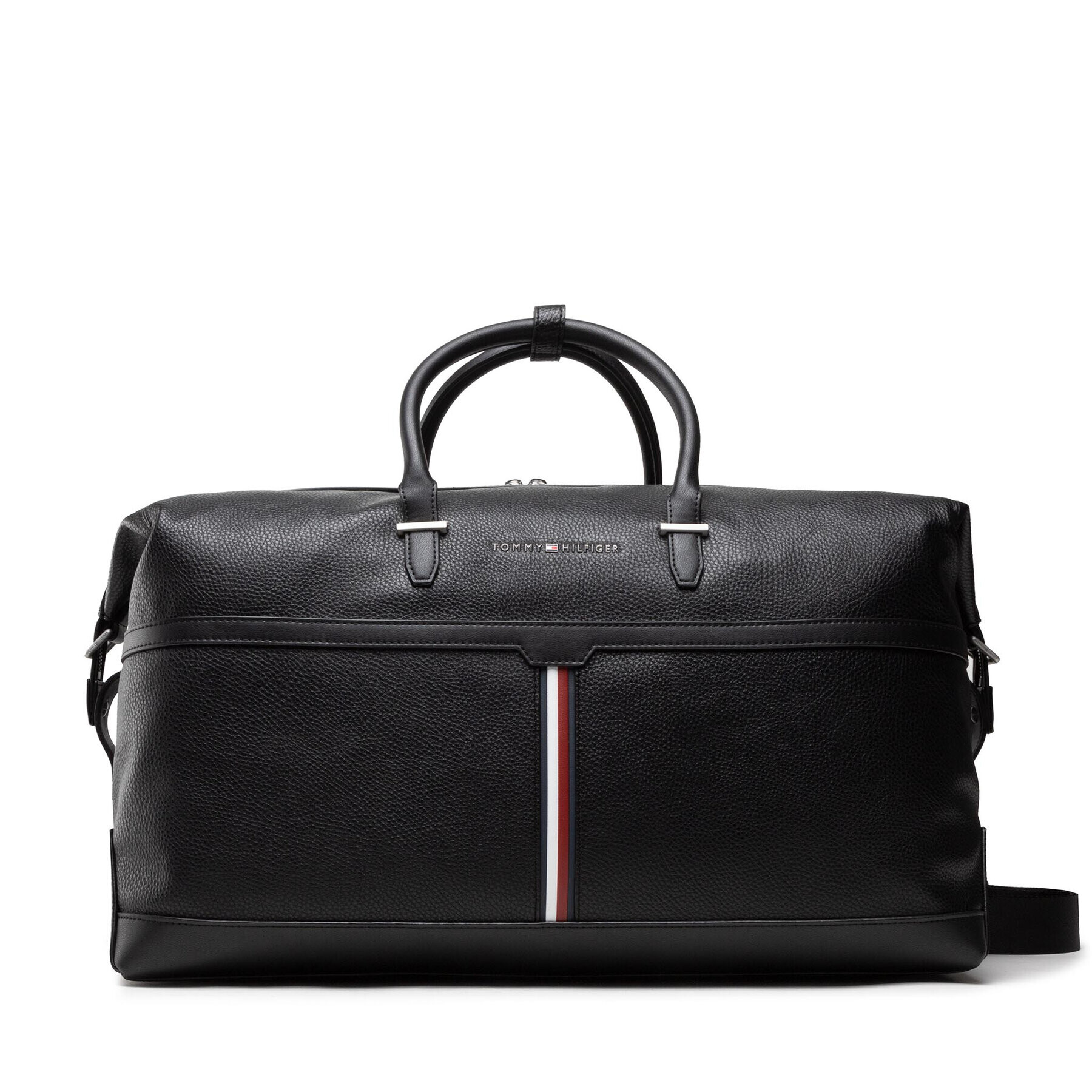 Tommy Hilfiger Geantă Th Downtown Duffle Bag AM0AM08433 Negru - Pled.ro