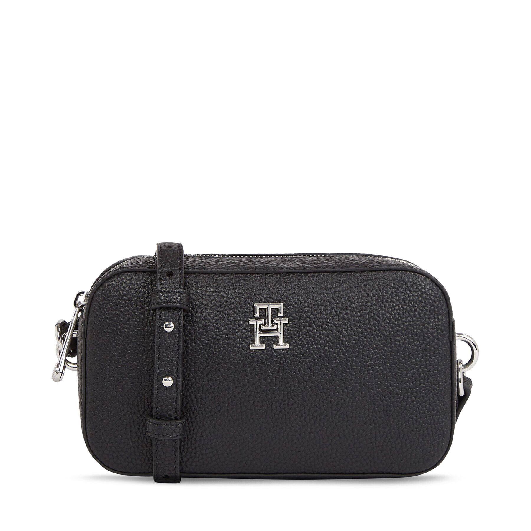 Tommy Hilfiger Geantă Th Emblem Camera Bag AW0AW15179 Negru - Pled.ro