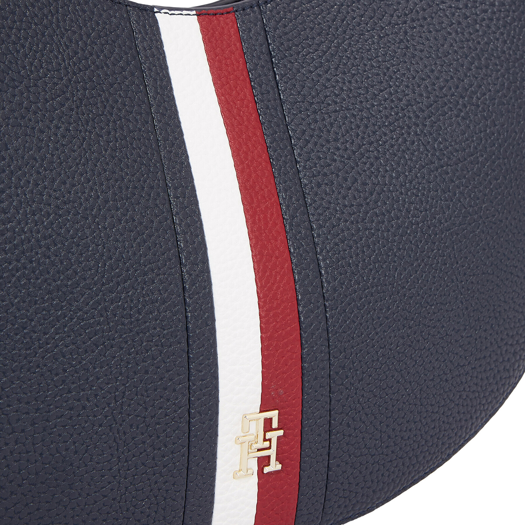 Tommy Hilfiger Geantă Th Emblem Shoulder Bag Corp AW0AW15287 Bleumarin - Pled.ro