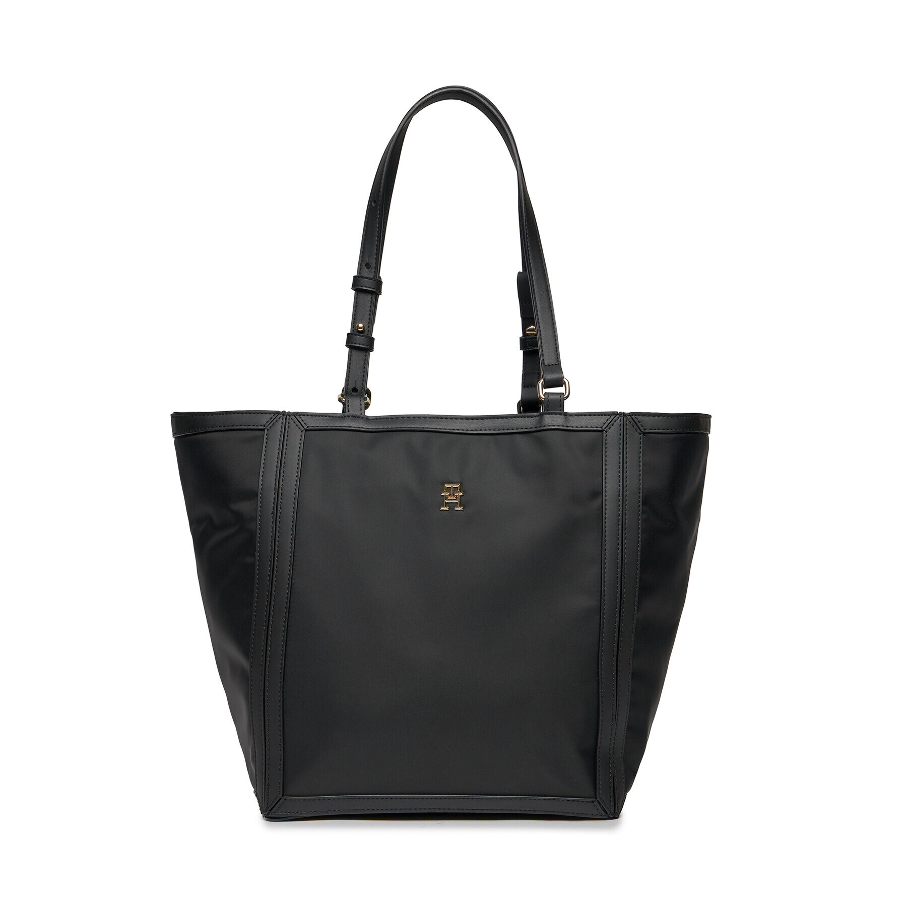 Tommy Hilfiger Geantă Th Essential S Tote AW0AW15717 Negru - Pled.ro