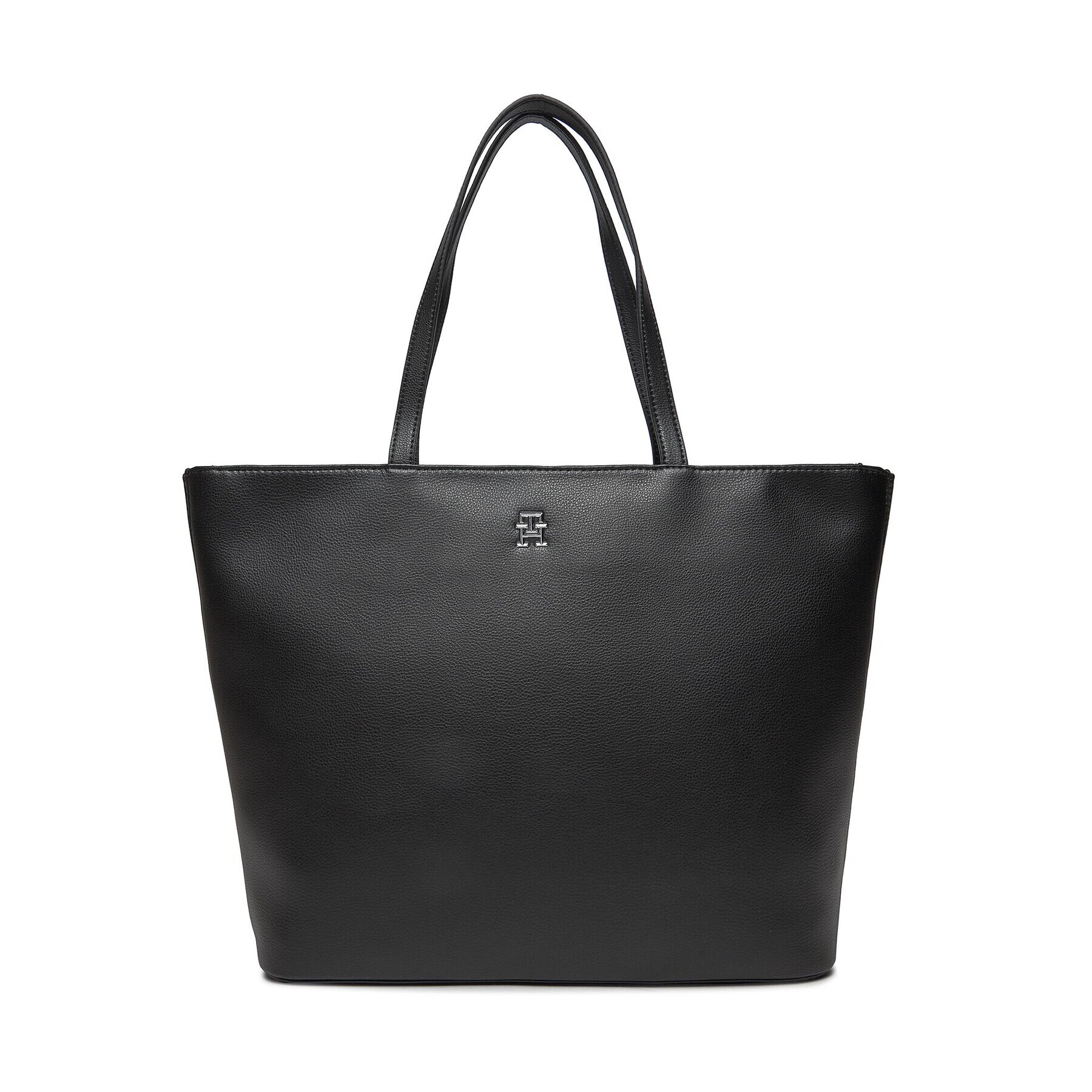 Tommy Hilfiger Geantă Th Essential Sc Tote AW0AW15720 Negru - Pled.ro