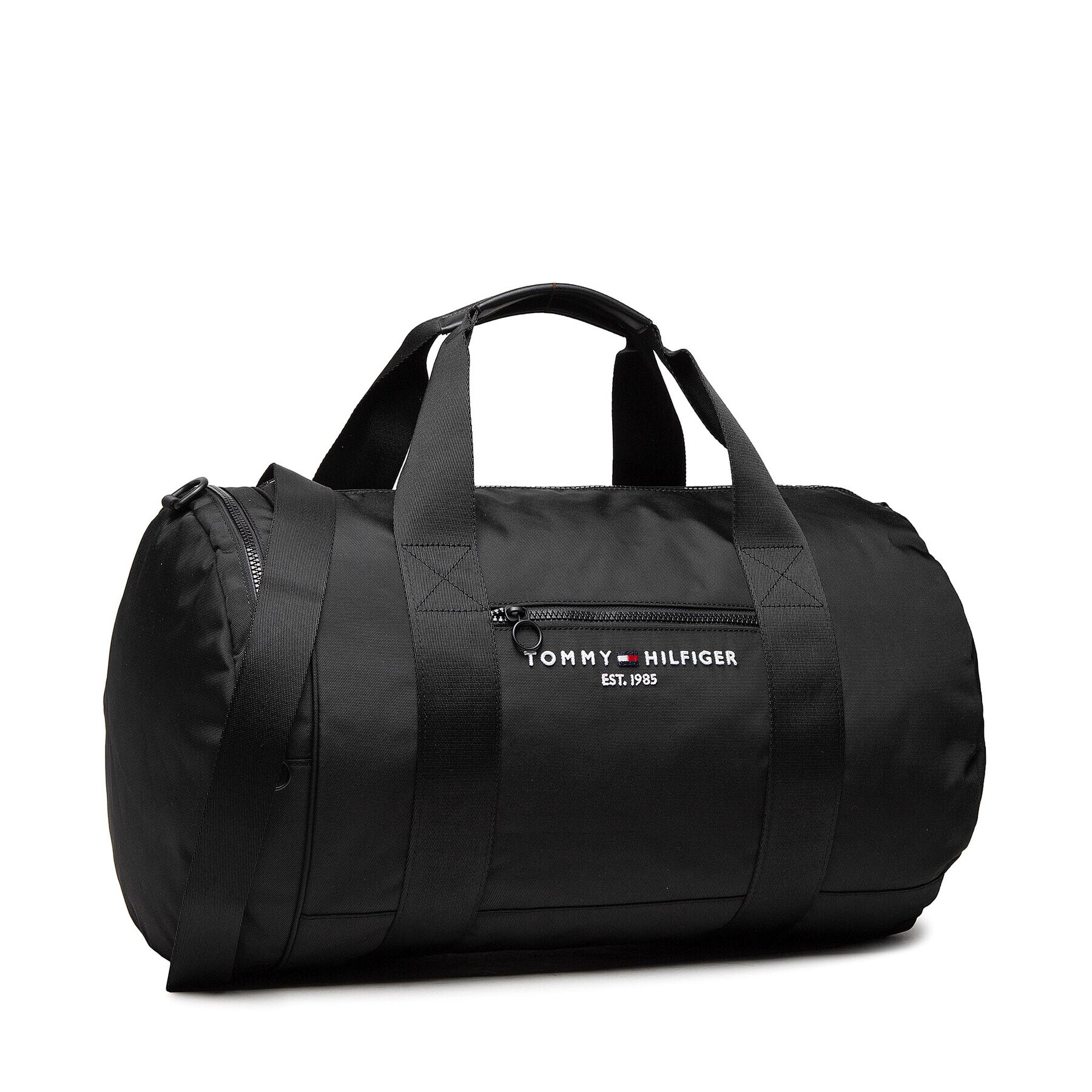 Tommy Hilfiger Geantă Th Established Duffle AM0AM07549 Negru - Pled.ro