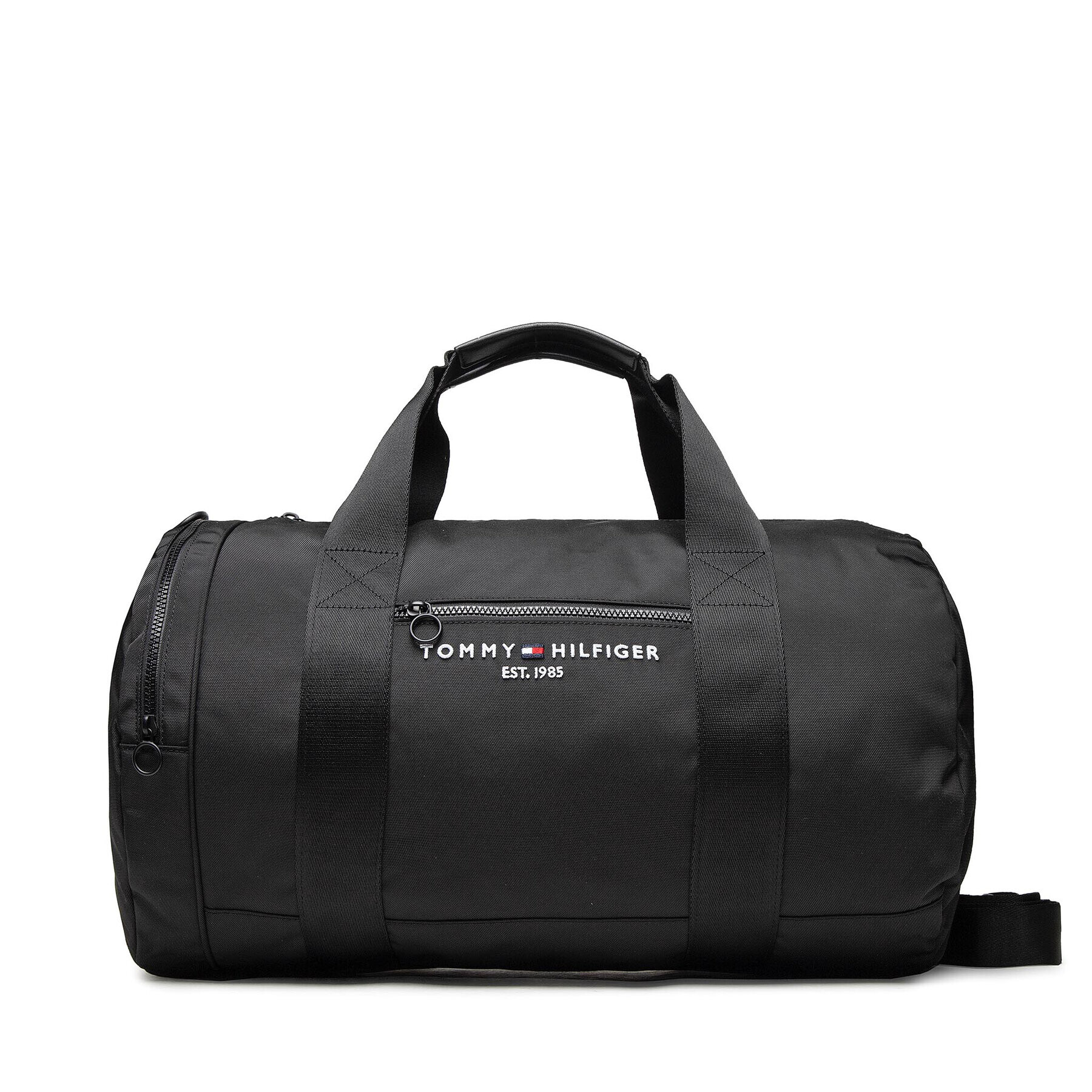 Tommy Hilfiger Geantă Th Established Duffle AM0AM07549 Negru - Pled.ro