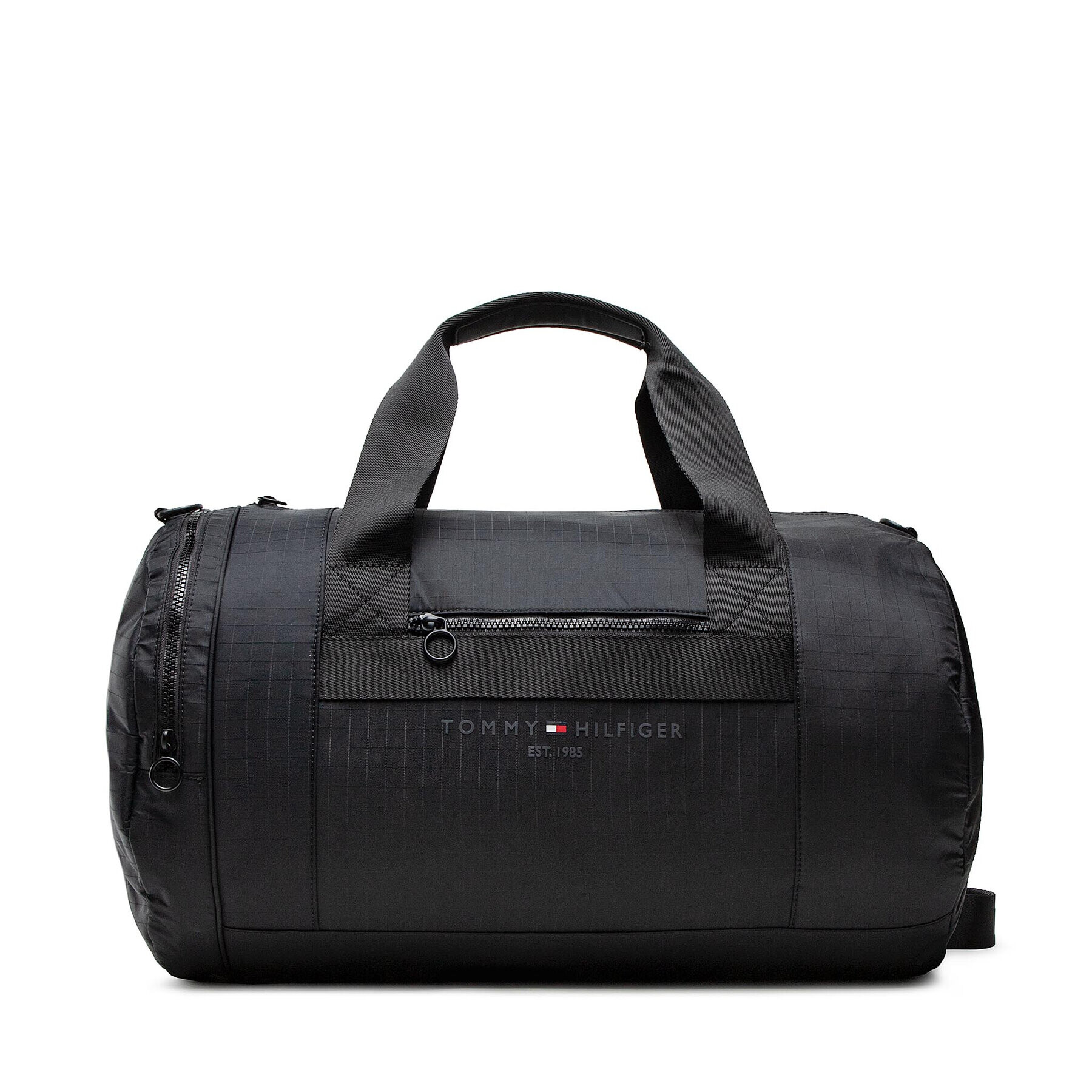 Tommy Hilfiger Geantă Th Established Duffle Bag AM0AM08740 Negru - Pled.ro