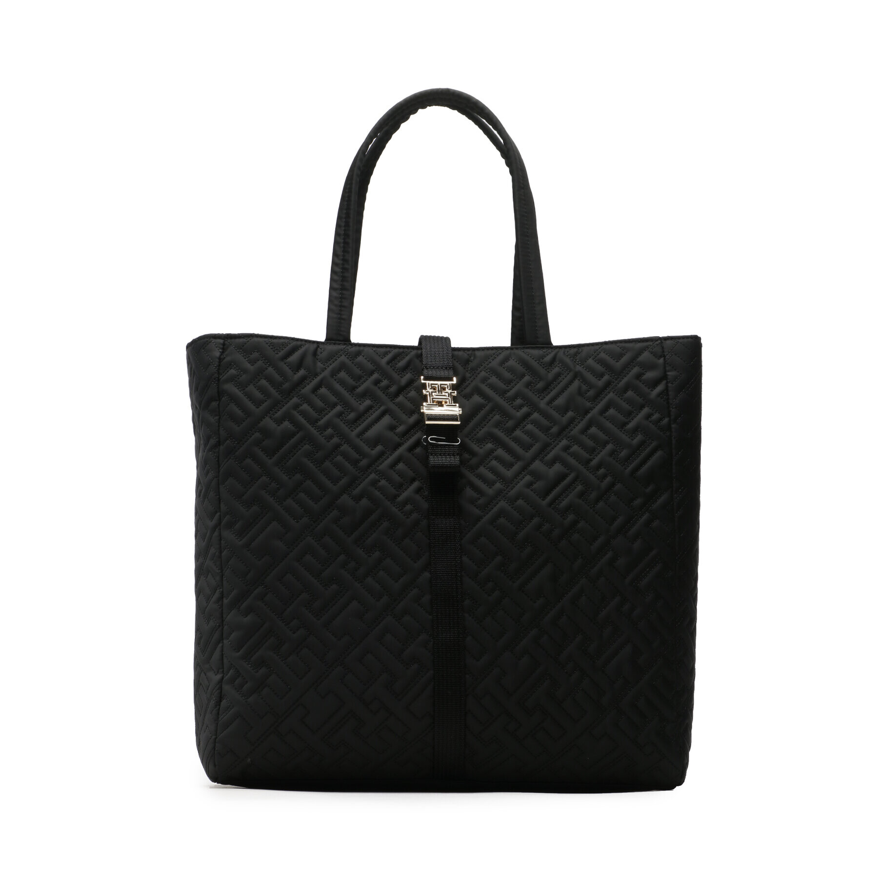 Tommy Hilfiger Geantă Th Flow Tote AW0AW14495 Negru - Pled.ro