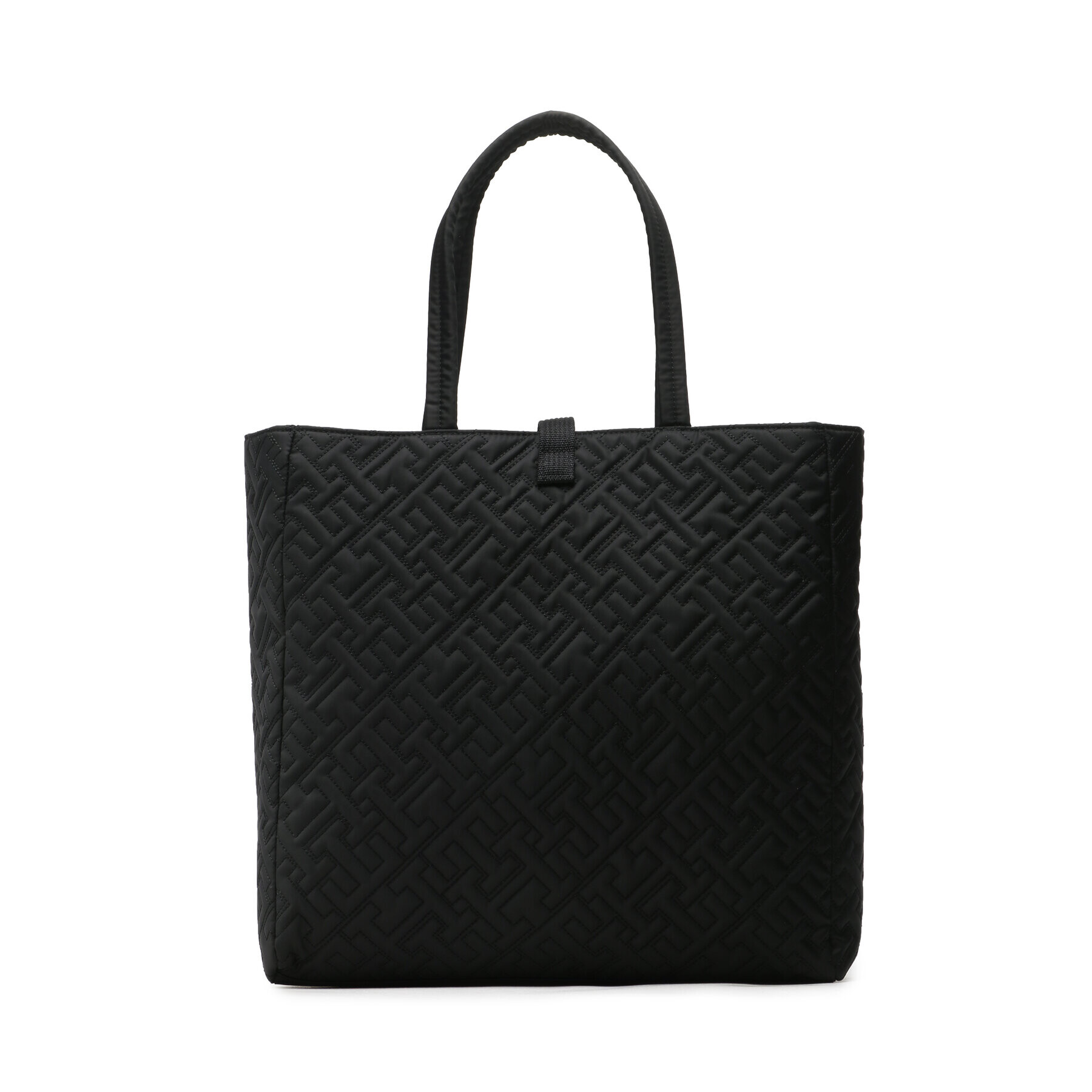 Tommy Hilfiger Geantă Th Flow Tote AW0AW14495 Negru - Pled.ro