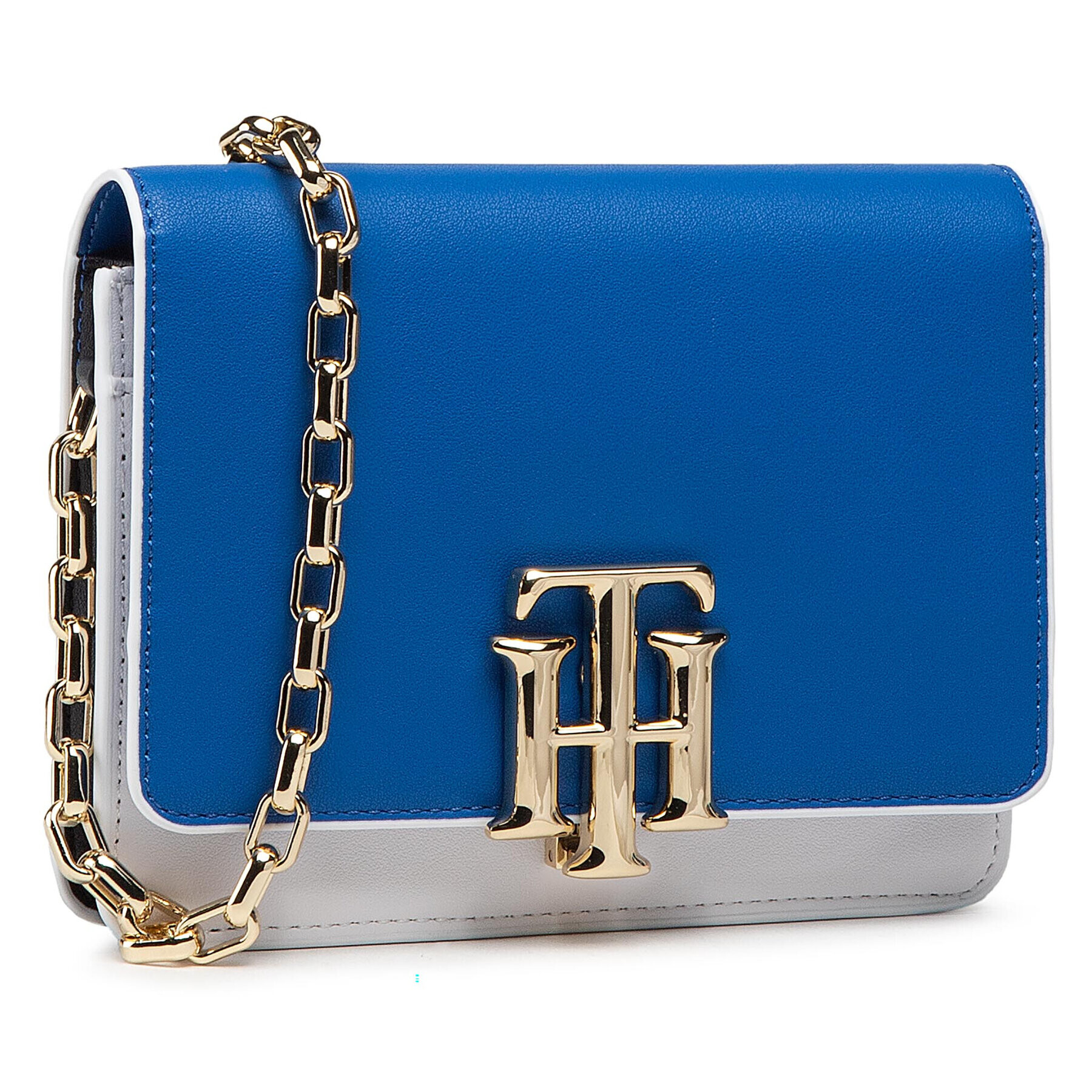 Tommy Hilfiger Geantă Th Lock Mini Crossover Cb AW0AW09654 Albastru - Pled.ro