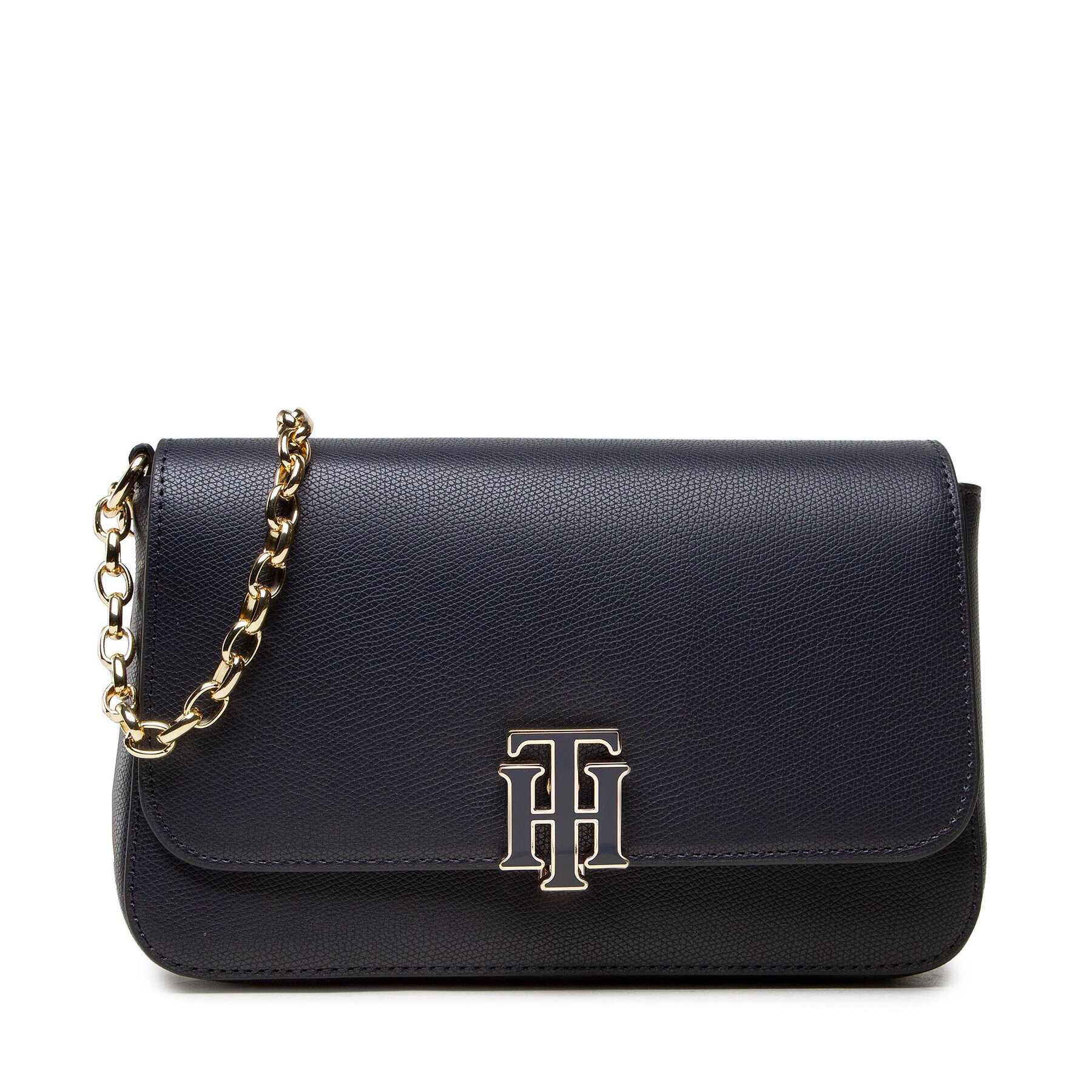 Tommy Hilfiger Geantă Th Outline Clutch AW0AW11550 Bleumarin - Pled.ro